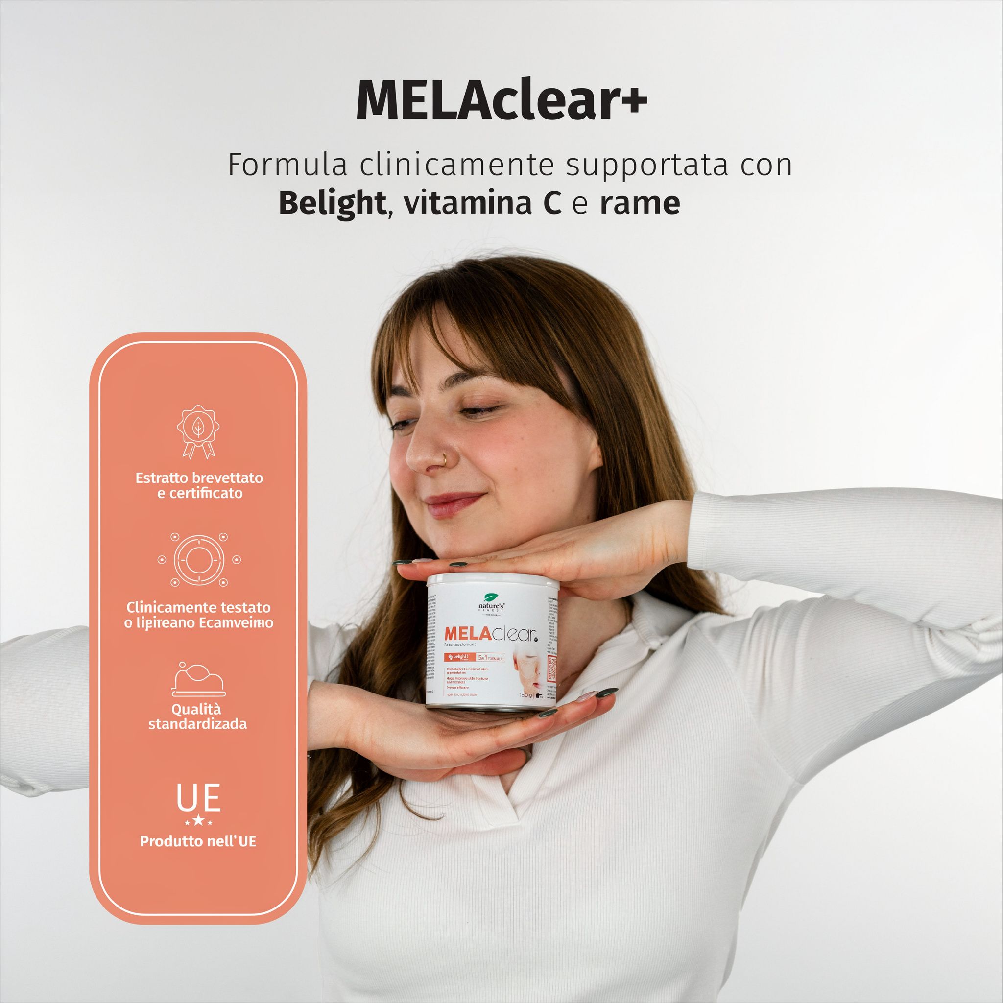 Nature's Finest MELAclear+ gegen Pigmentflecken & für einen ebenmäßigen Hautton