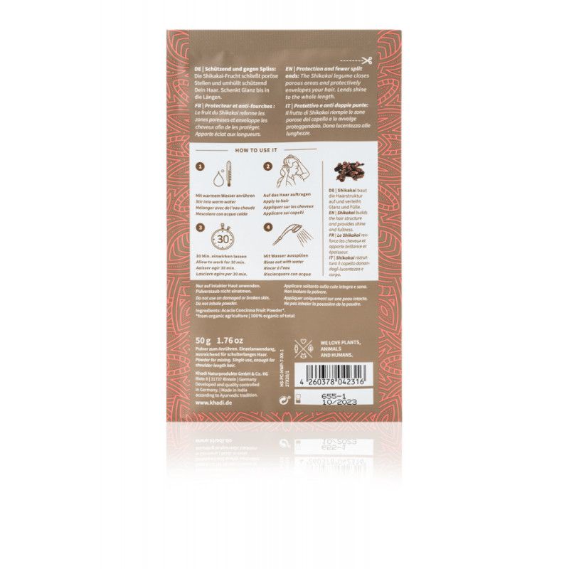 Khadi - deep shine Shikakai Haarmaske