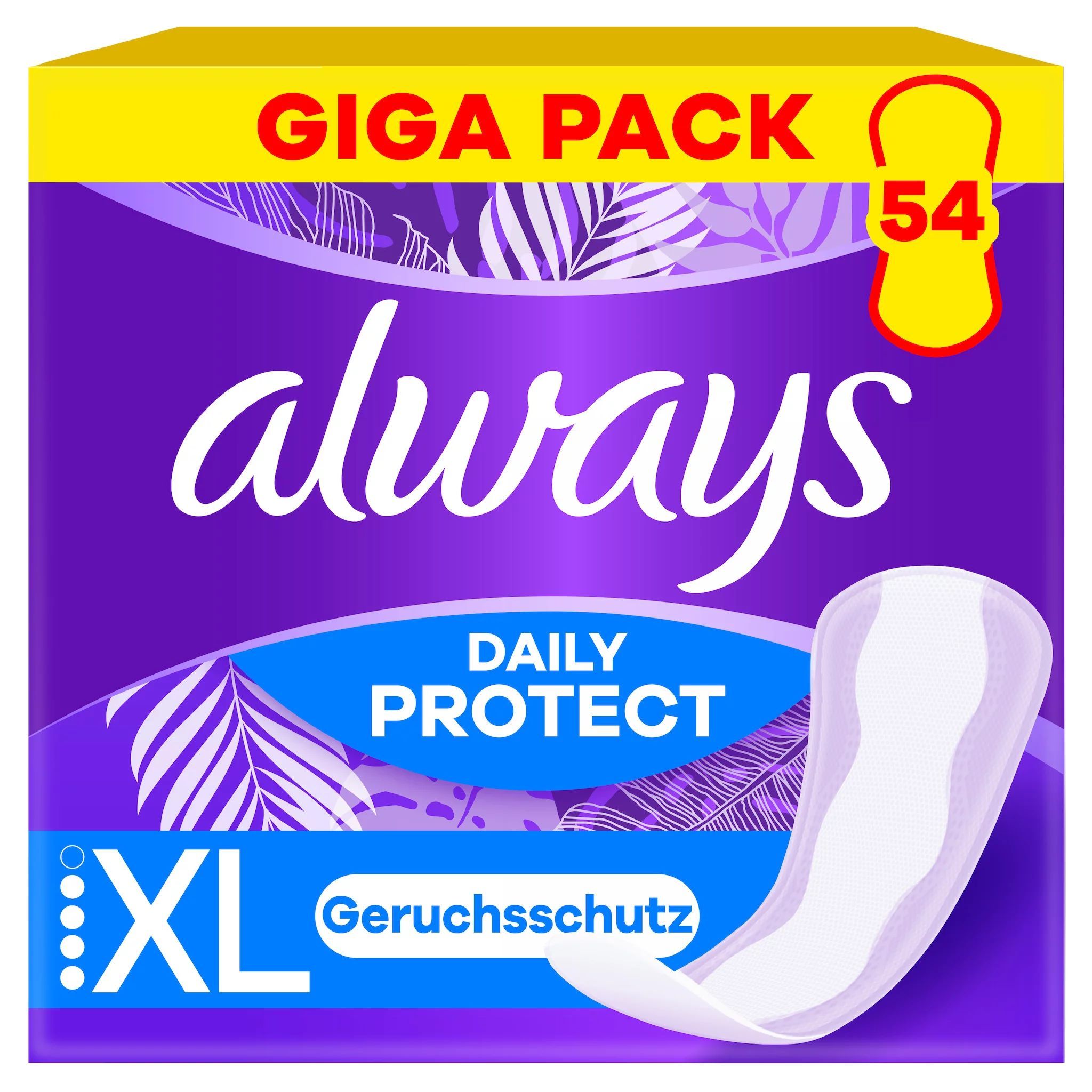 always Slipeinlage Daily Protect Extra Long  mit leichtem Duft Gigapack