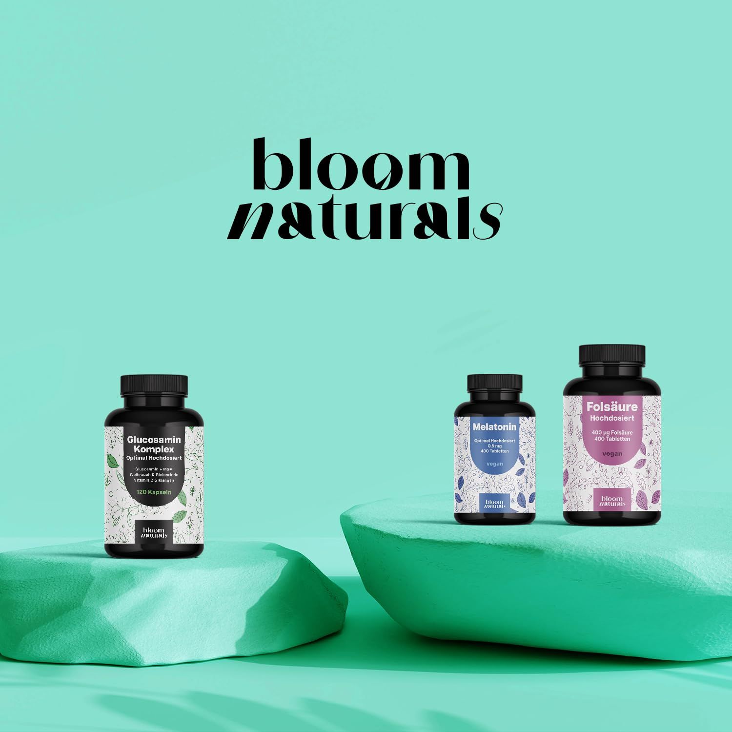 Bloom Naturals Glucosamin Komplex Kapseln