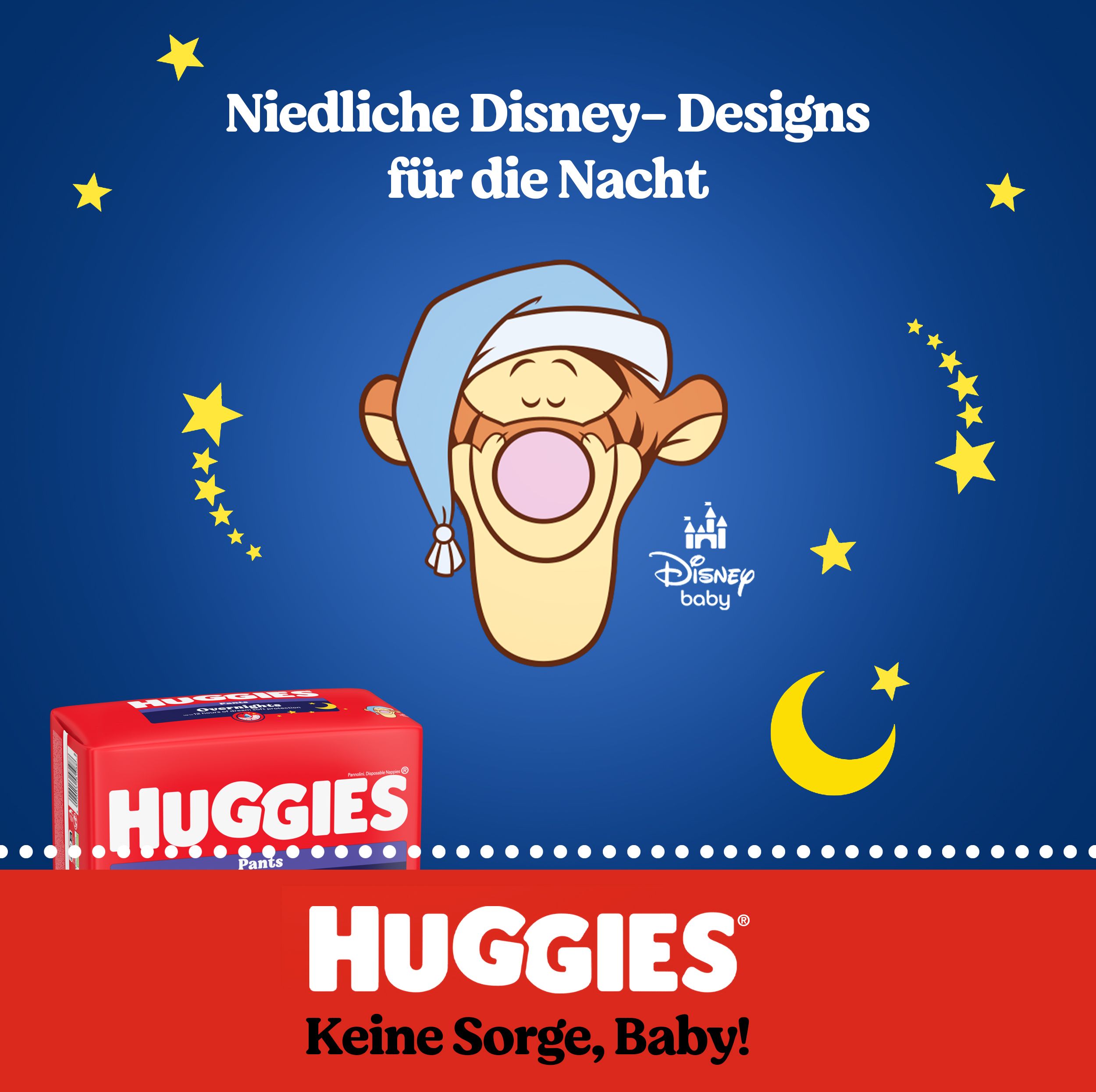 Huggies Overnight Pants Größe 6 (15-25 kg), Nachtwindeln