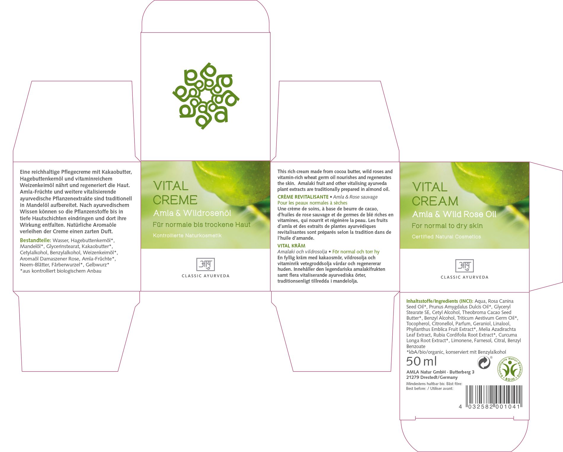 Classic Ayurveda - Vital Creme