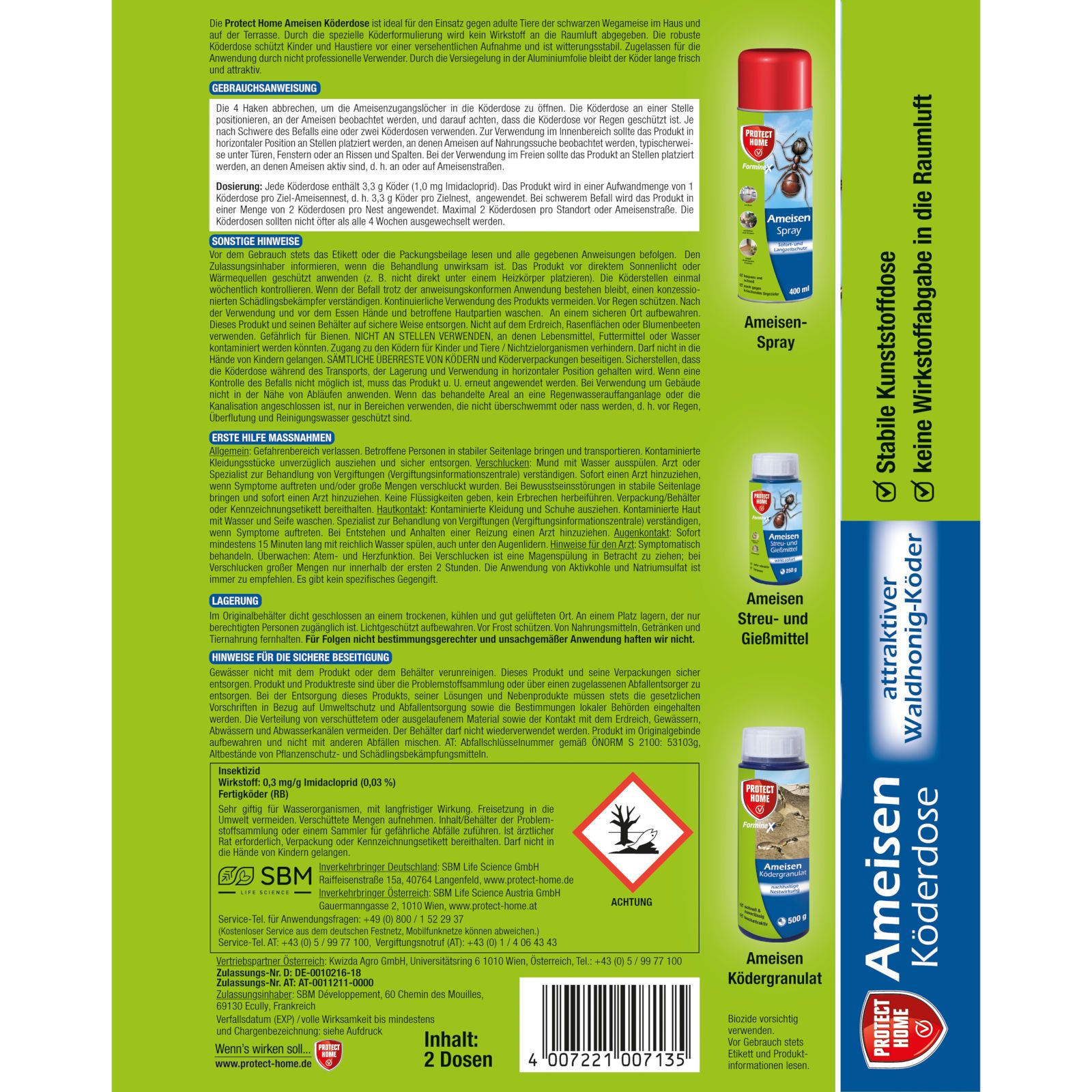 Protect Home FormineX Ameisen Köderdose