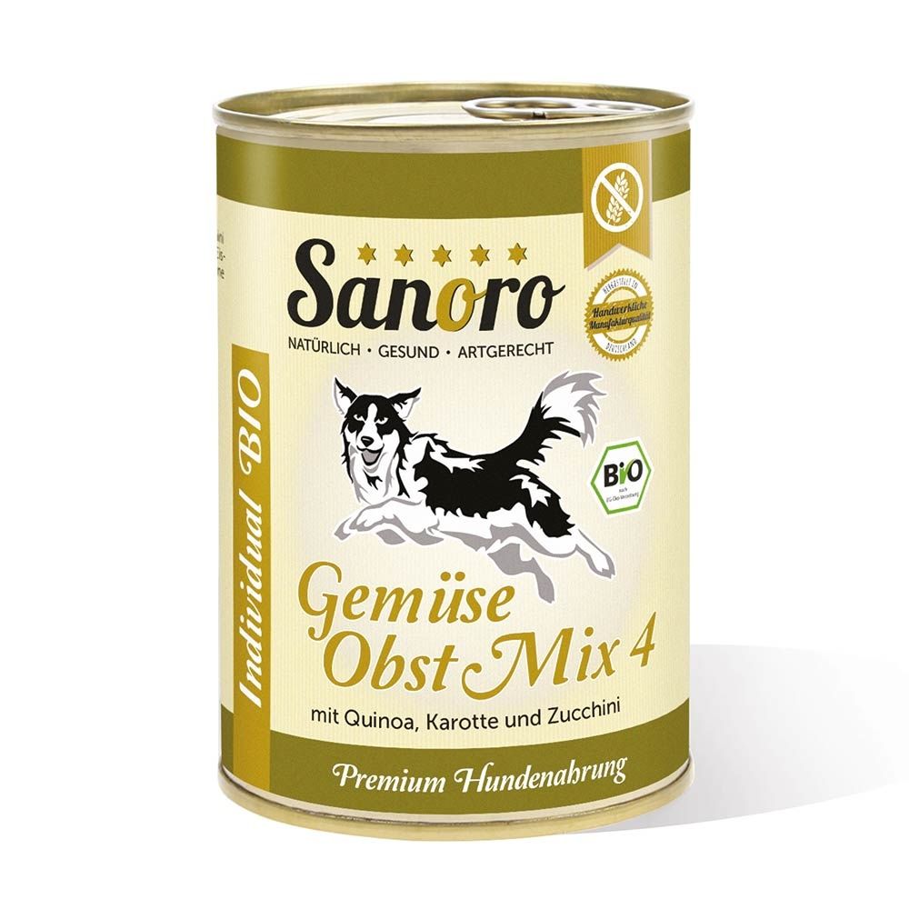 Sanoro - BIO Gemüse-Obst-Mix 4 mit Bio-Quinoa & Bio-Karotte