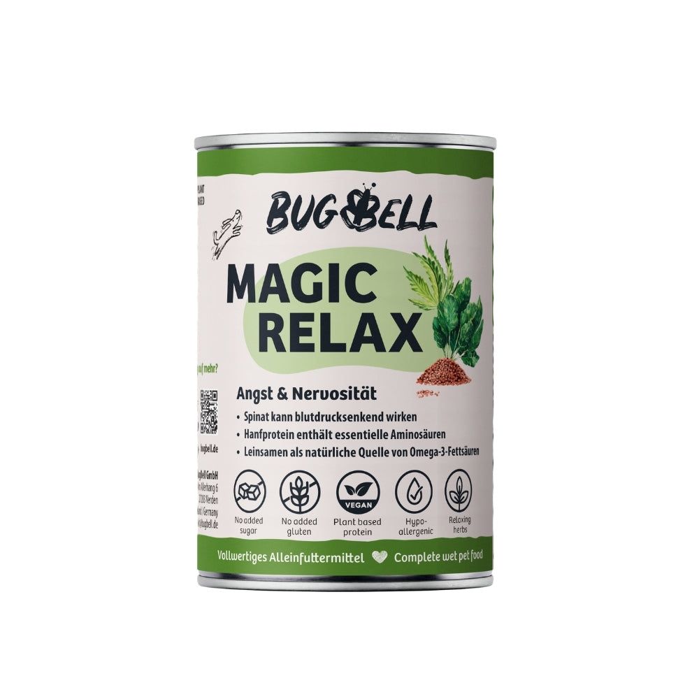 BugBell Nassfutter MagicRelax - Angst & Nervosität 400 g Futter