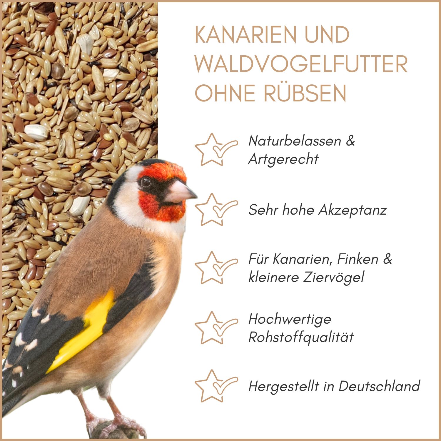 Supravit Kanarien & Waldvogelfutter ohne Rübsen