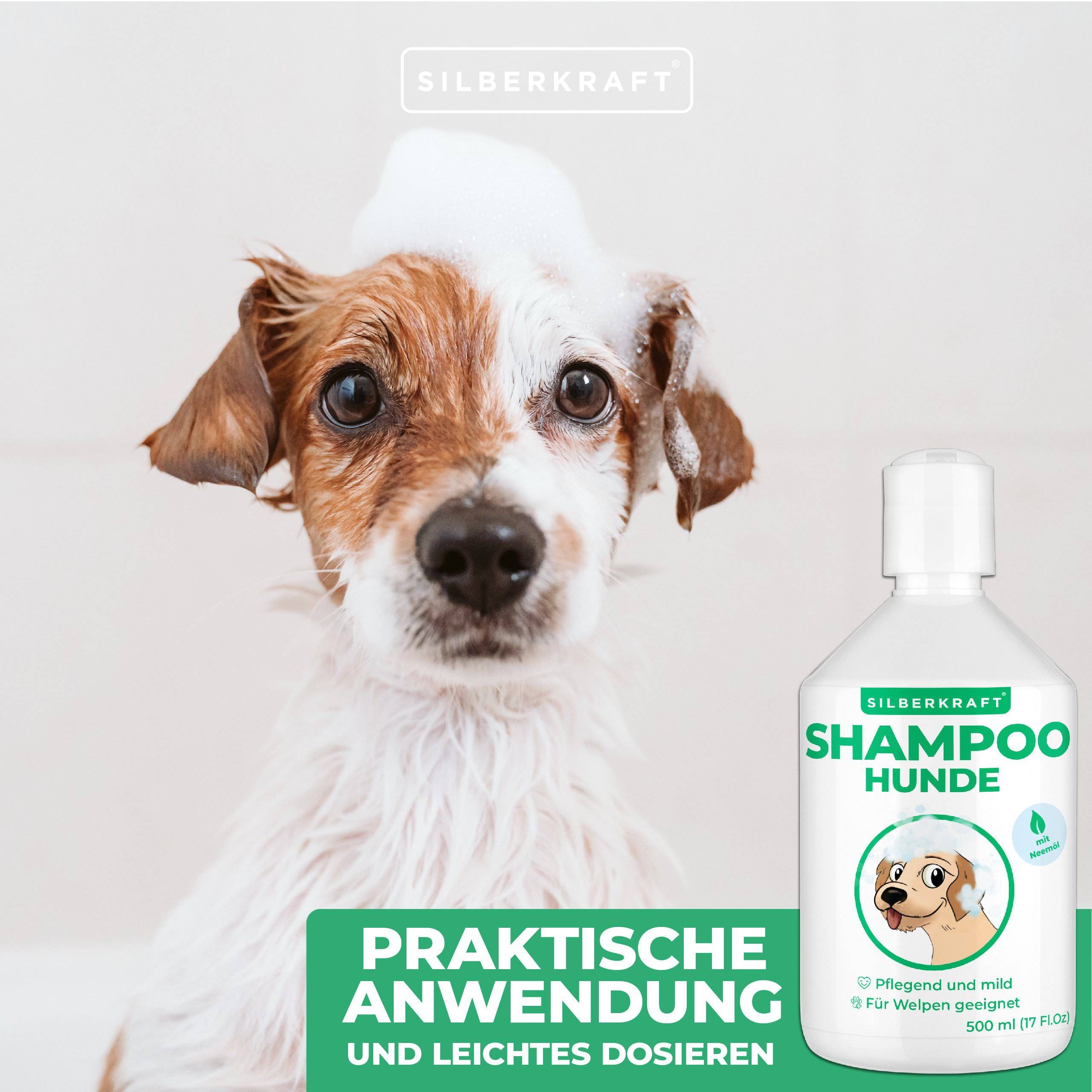 SILBERKRAFT Neemöl Hundeshampoo