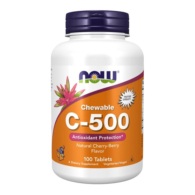Now Foods Vitamin C 500 mg 100 Pc