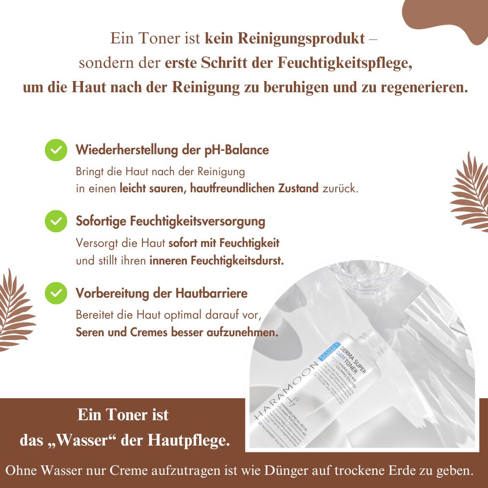 HARAMOON pH-ausgleichender Feuchtigkeits- & Beruhigungstoner mit Hyaluronsäure
