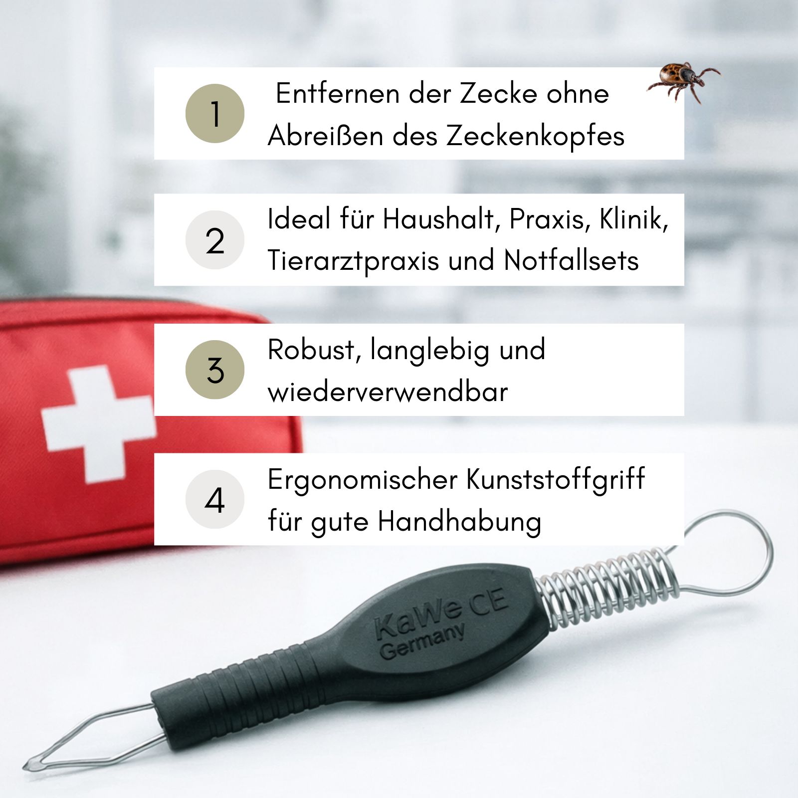 KaWe Zecken-Fix Zeckenpinzette