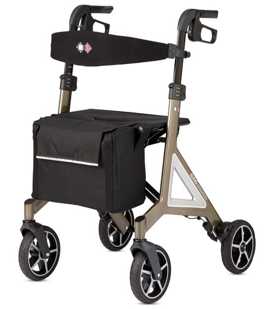 Bischoff & Bischoff Alevo Country Rollator, Gehwagen mit Profil-Bereifung
