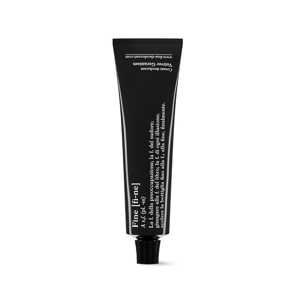 Fine Deocreme Vetiver Geranium Tube 40 g Creme