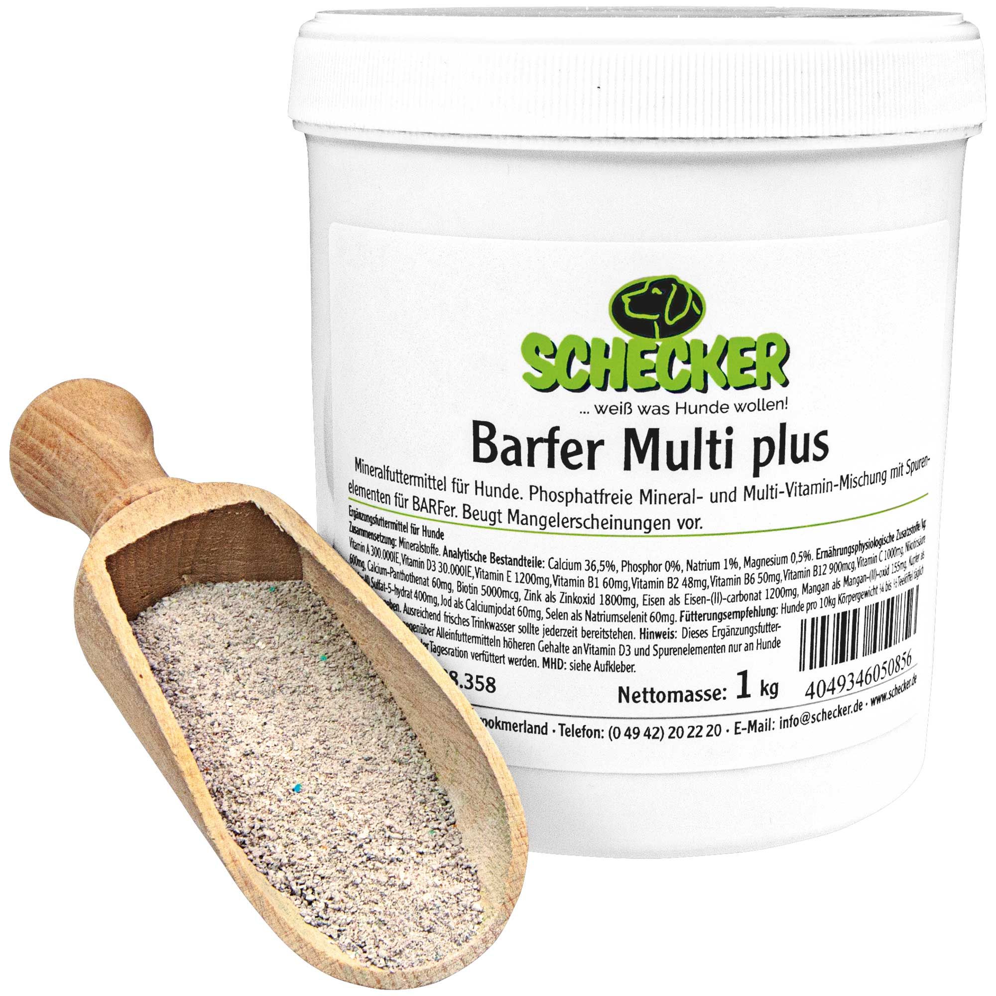 Schecker - Barfer Multi plus - phosphatfreie Mineral und Multivitamin Mischung