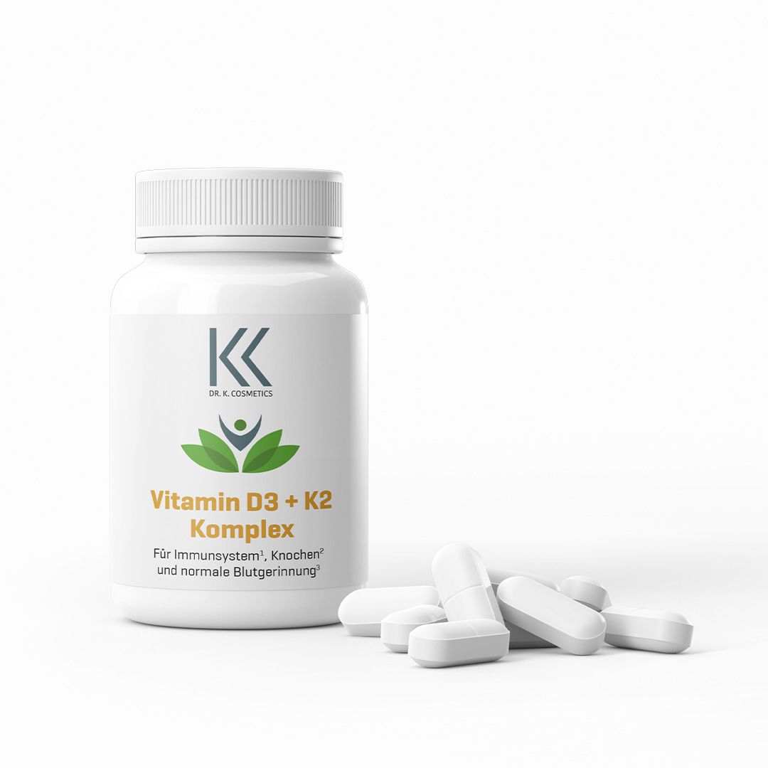 Vitamin D3 + K2 Komplex 90 St Kapseln