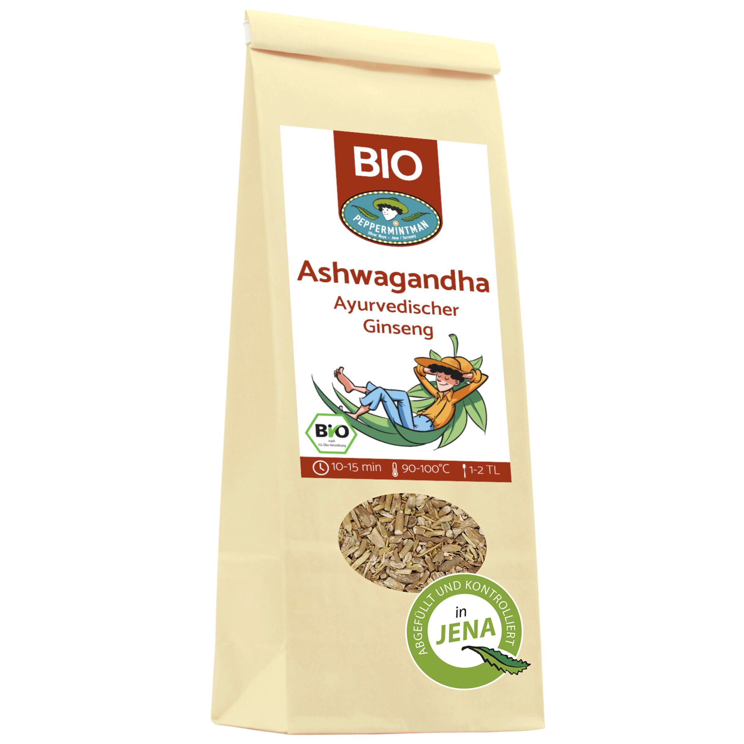 Peppermintman Ashwagandha, Bio