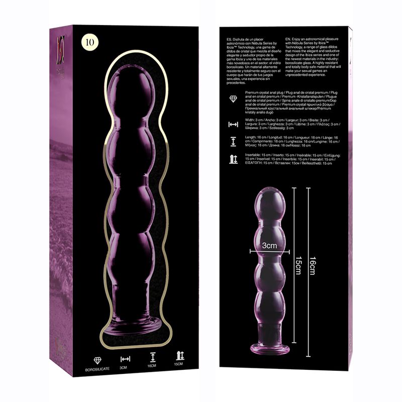 Nebula Series By Ibiza - Modell 10 - Dildo Borosilikatglas