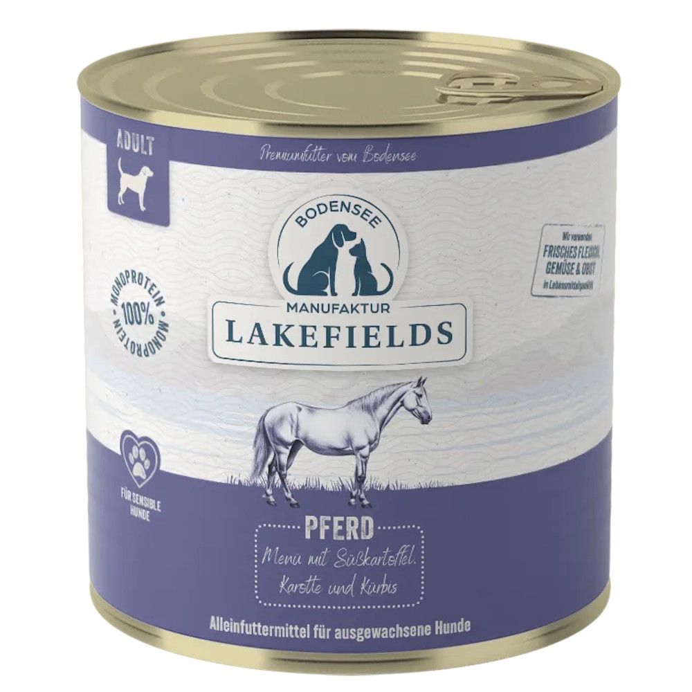 Lakefields - Pferd mit Süßkartoffeln, Karotte und Kürbis 1200 g