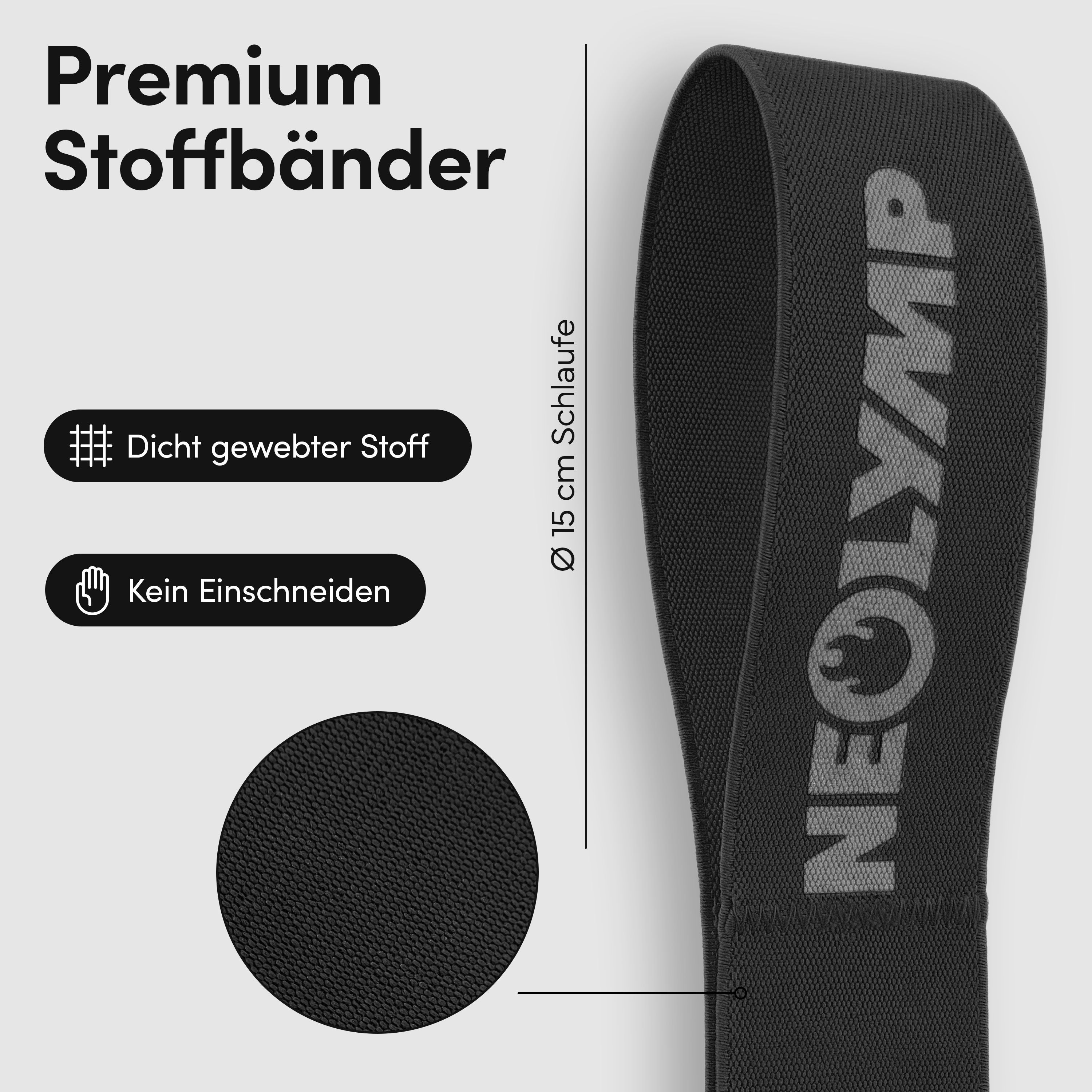 NEOLYMP Fitnessband auf Stoff