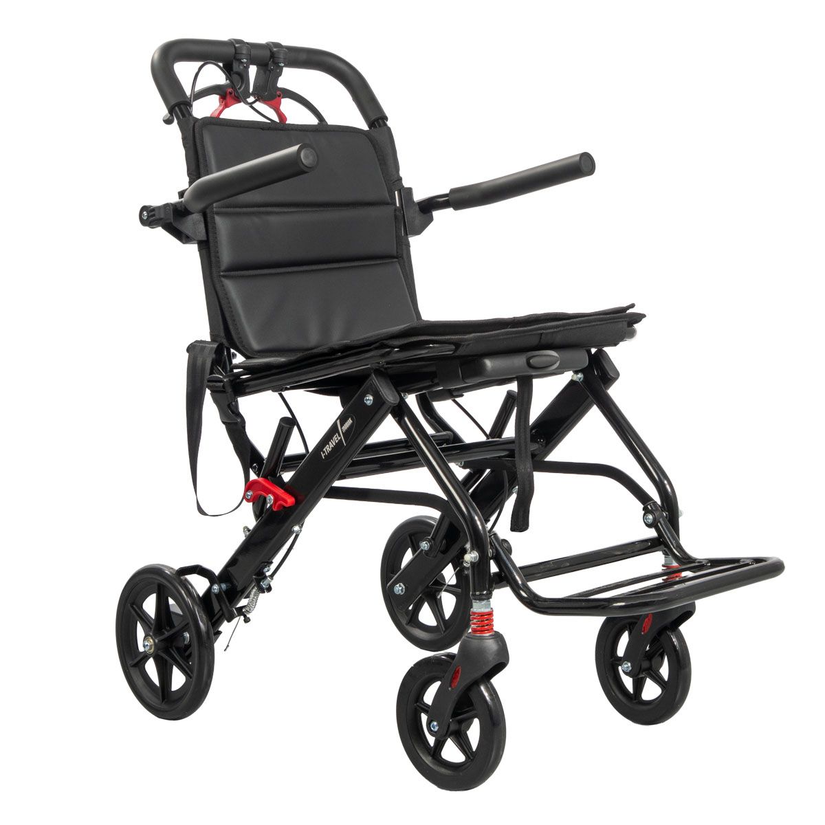 Ausilium I-Travel Transportrollstuhl aus Aluminium – Leichtbau & Faltbar 1 St