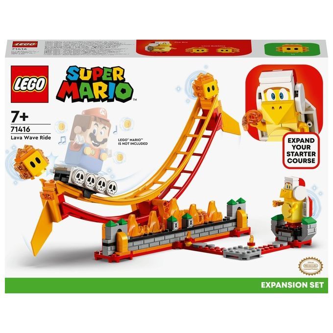 LEGO Super Mario Pack di Espansione Giro sull'Onda Lavica