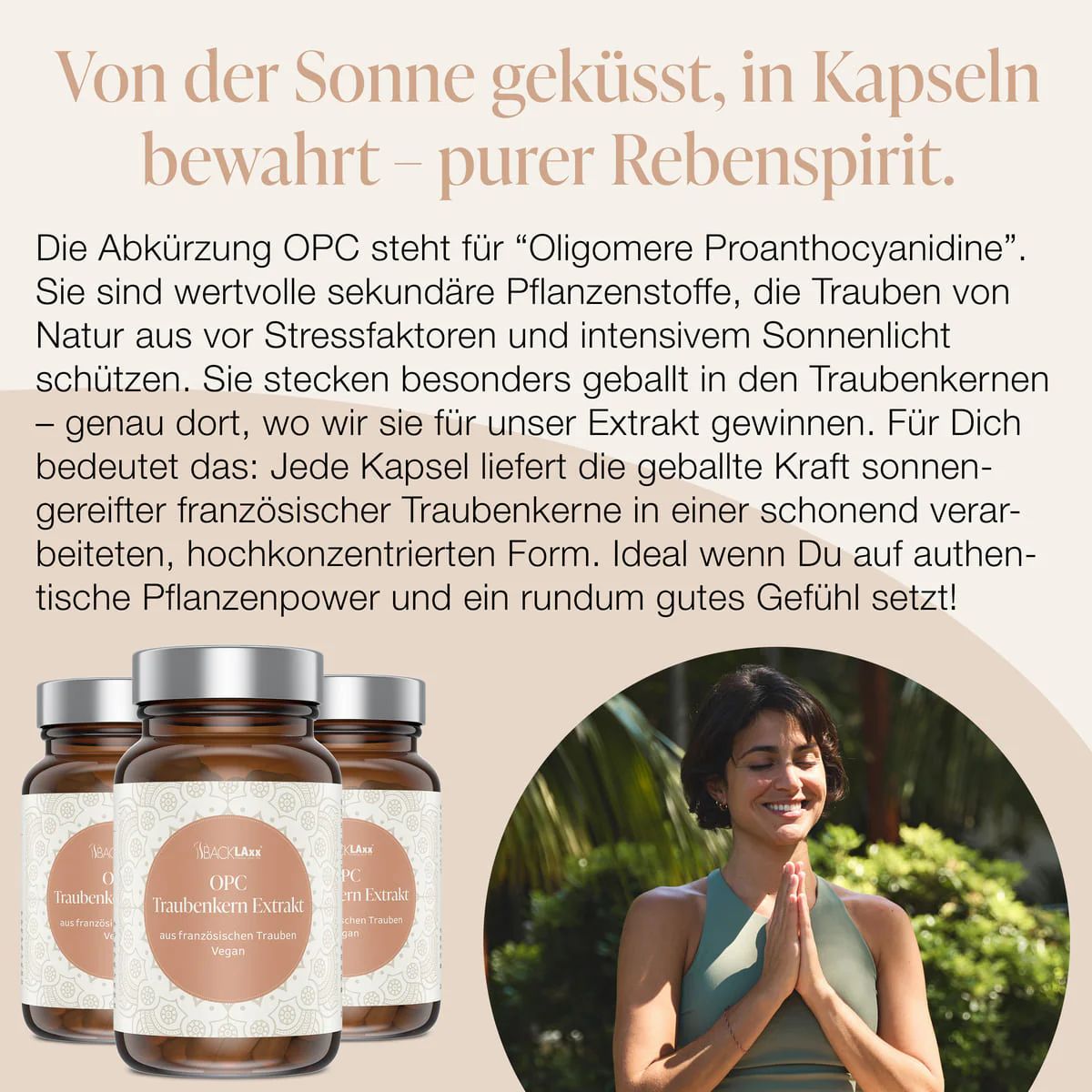 Coenzym Q10 Kapseln - 200 mg pro Kapsel, 120 Kapseln, aus Fermentation - BACKLAxx®