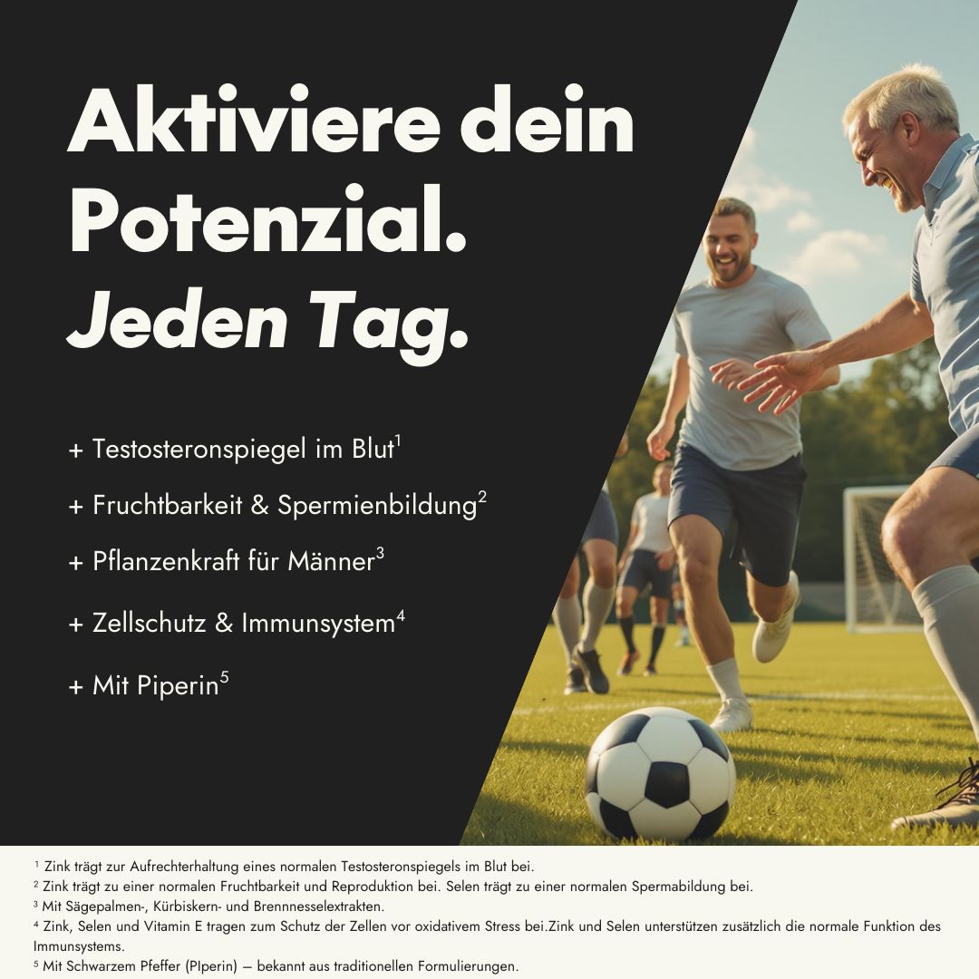 serotalin Active Men Prosta Formula – Für Testosteron², Fruchtbarkeit² & Spermienbildung³