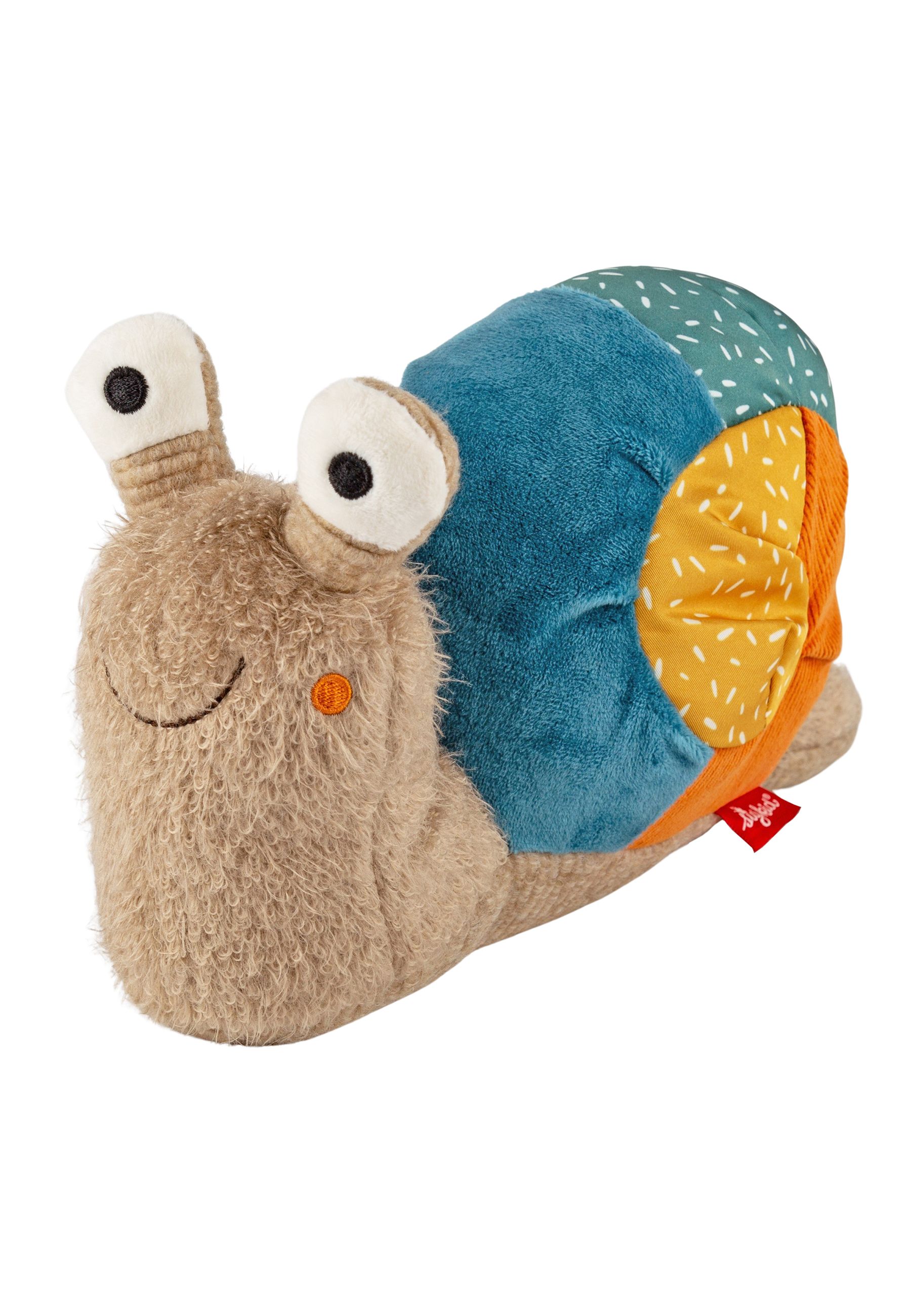 sigikid Kuscheltier Schnecke Patchwork Sweety