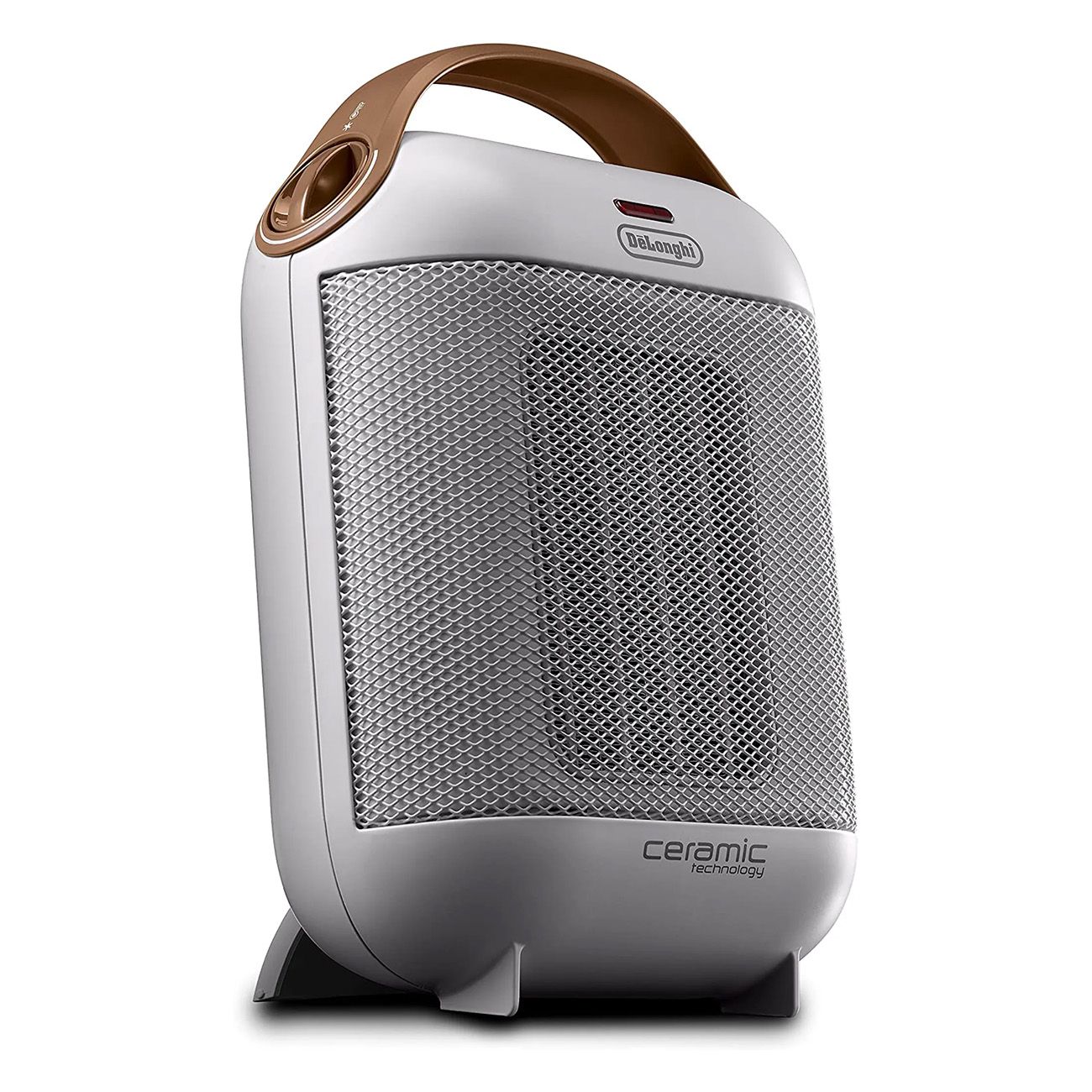 Delonghi Keramikheizlüfter HFX30C18.IW-weiß, 1800 Watt Leistung, 220 Volt