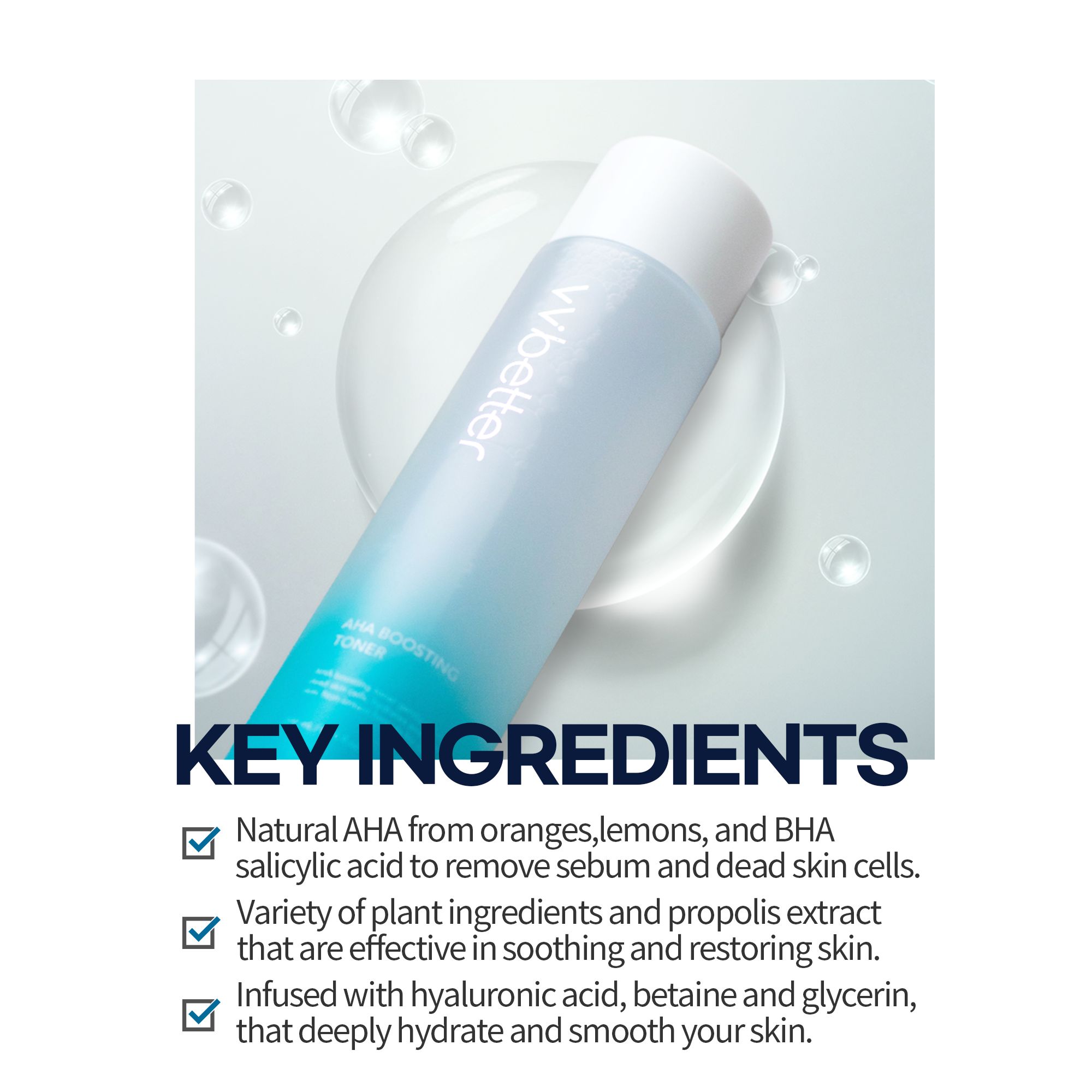 vvbetter AHA Boosting Toner – Sanftes AHA-Peeling & Feuchtigkeitsausgleich