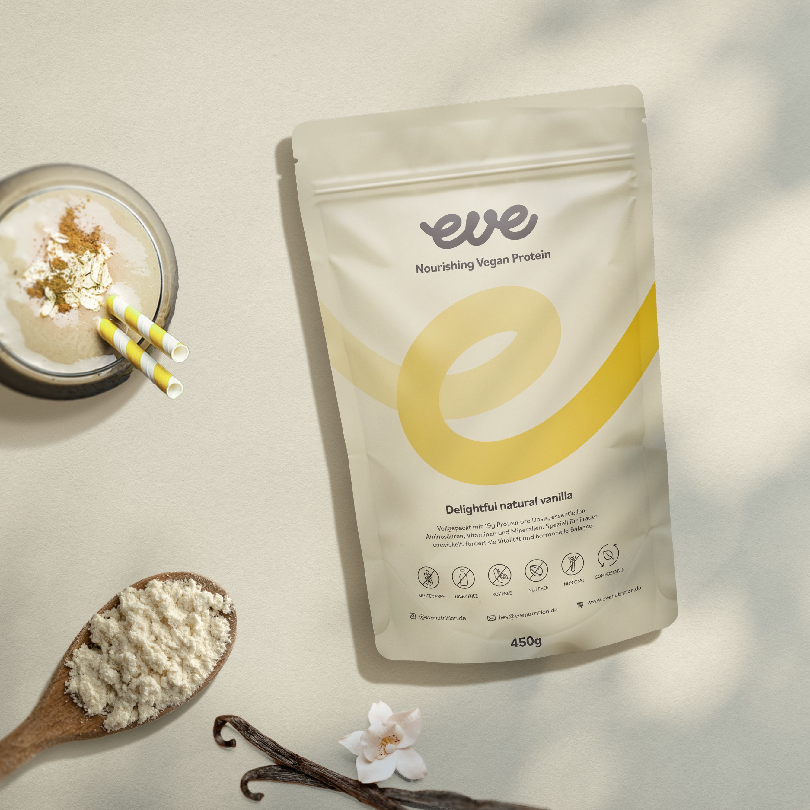 Eve Nourishing Vanilla Protein (vegan)