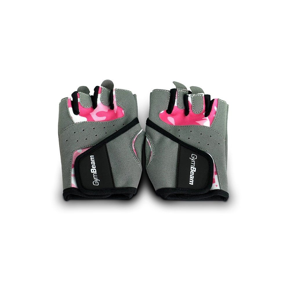 Fitnesshandschuhe Frauen Camo Pink mit Klettverschluss und Polsterung 1 St