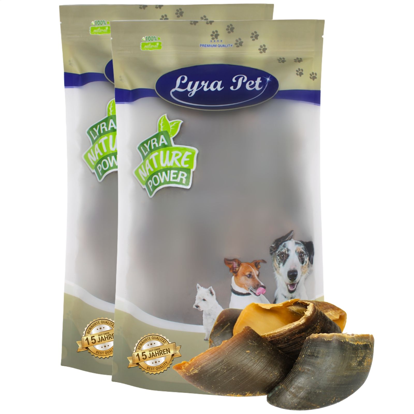 Lyra Pet® Rinderhufe 2,4 kg Futter
