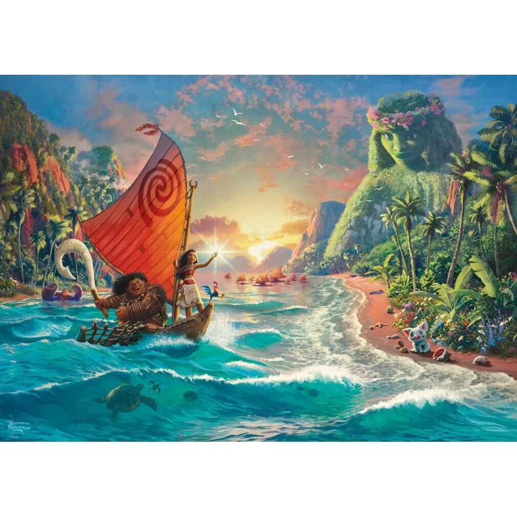 Studi Thomas Kinkade: Moana? Vaiana (1000 pezzi)