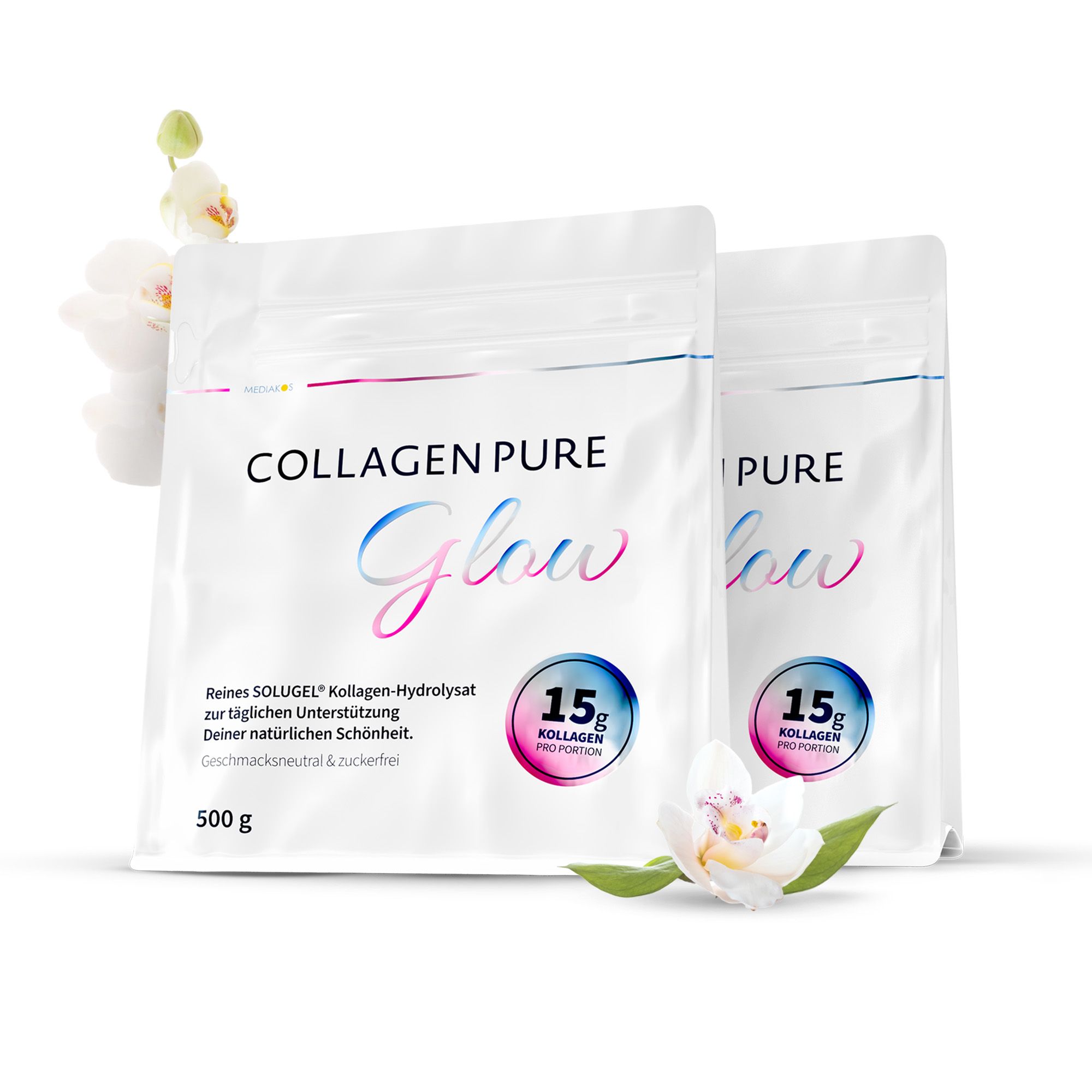 COLLAGEN PURE Glow – 100% reines Kollagen Pulver