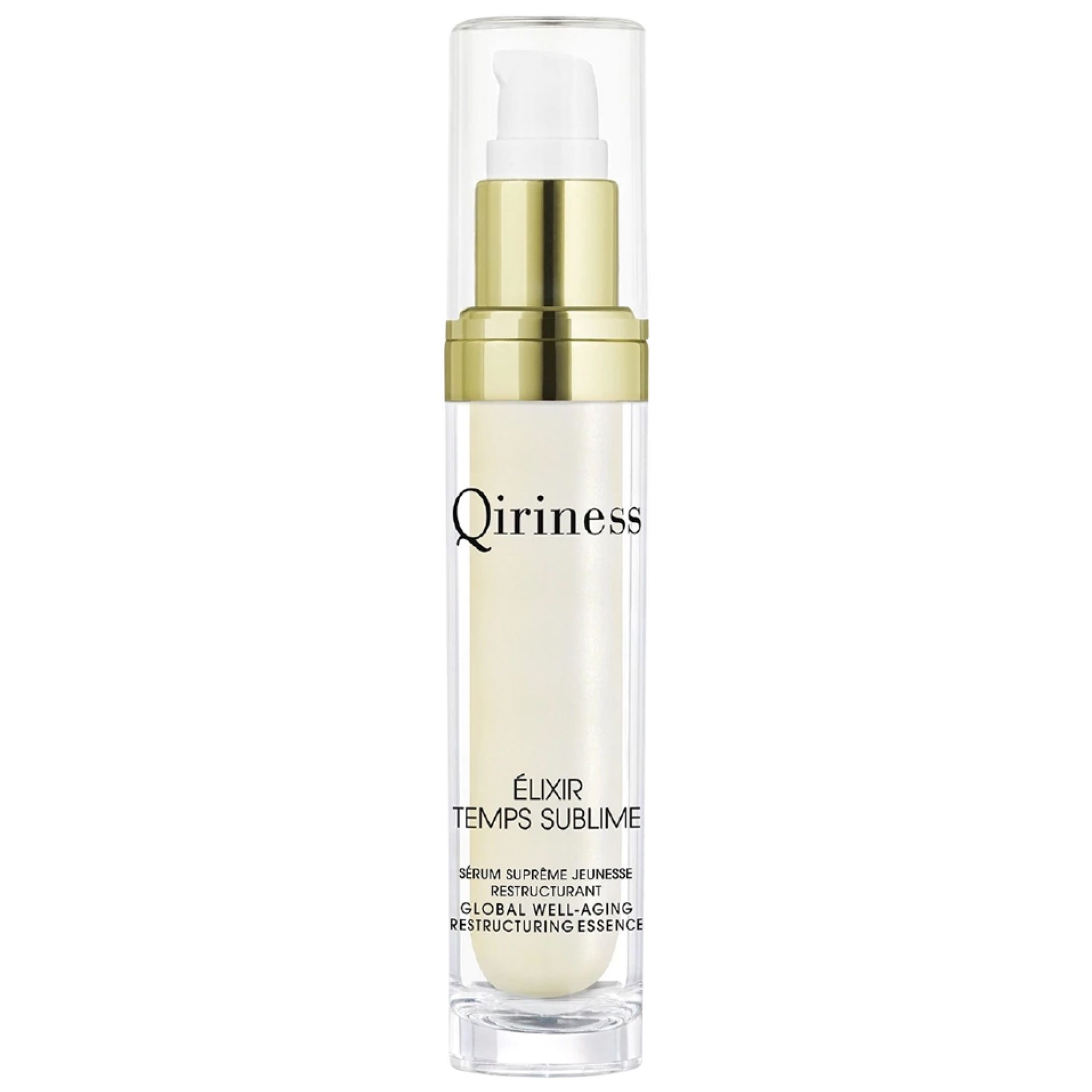 Qiriness Time Elixir – Ultimatives Anti-Aging-Restrukturierungsserum 3,5x3,5x16,8 cm