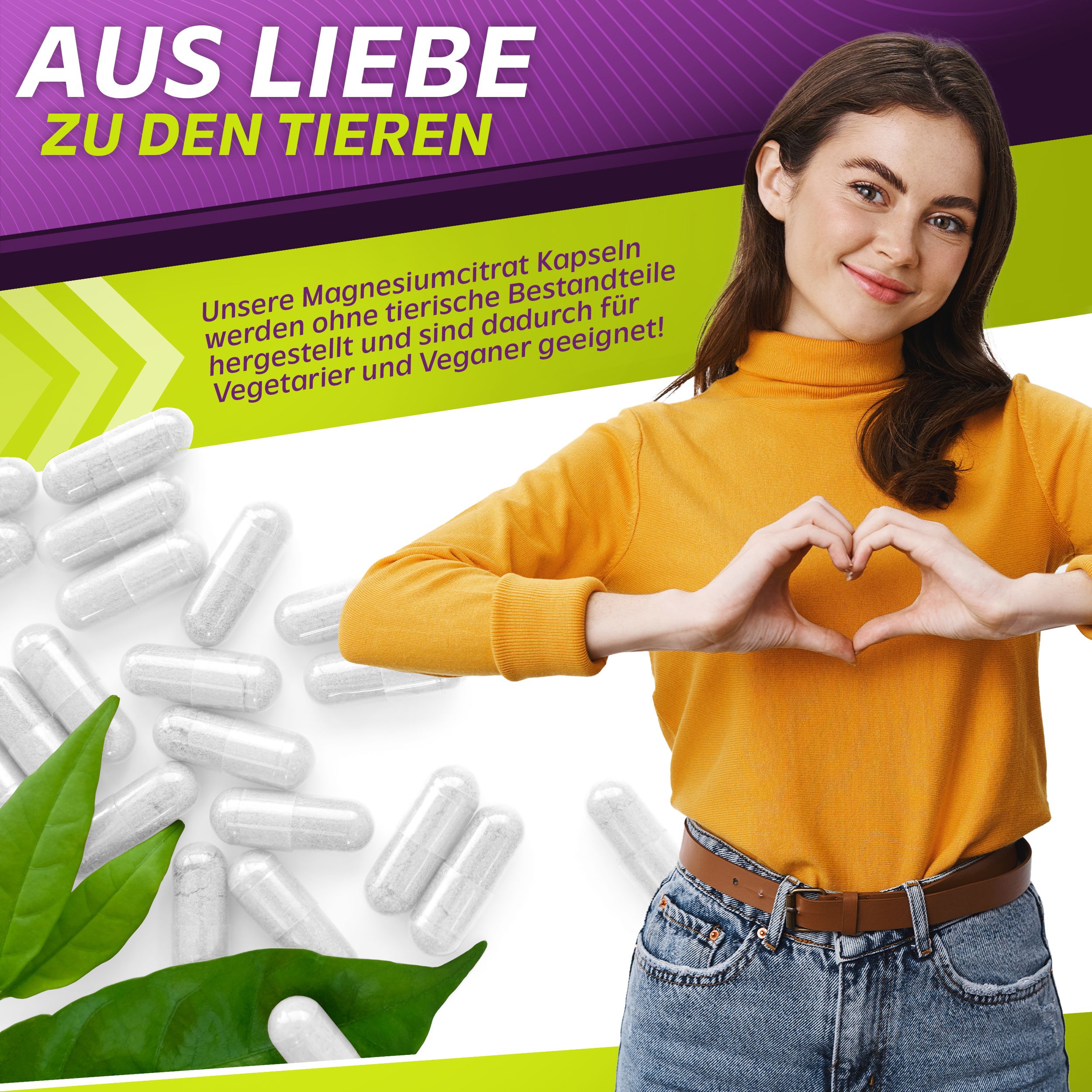 Vita2You Magnesiumcitrat Kapseln 700mg