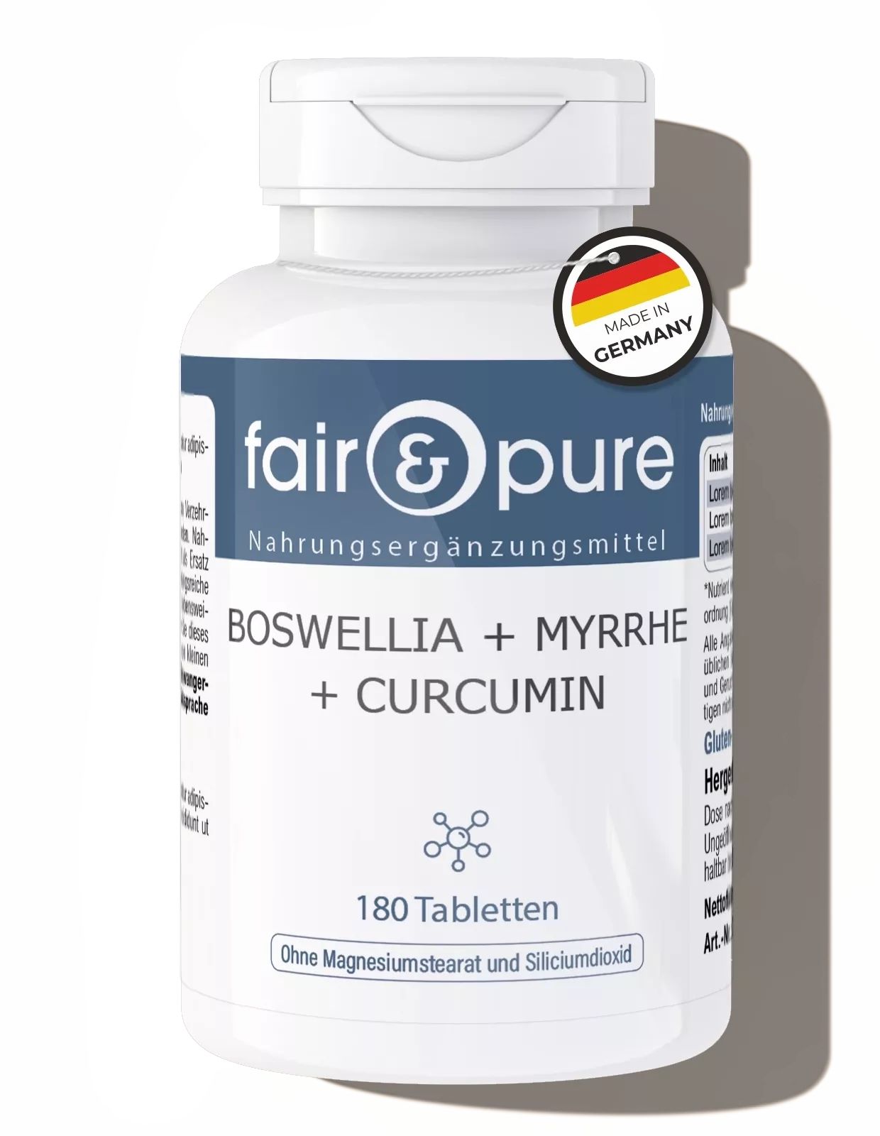 fair - pure | Boswellia + Myrrhe Curcumin 180 St