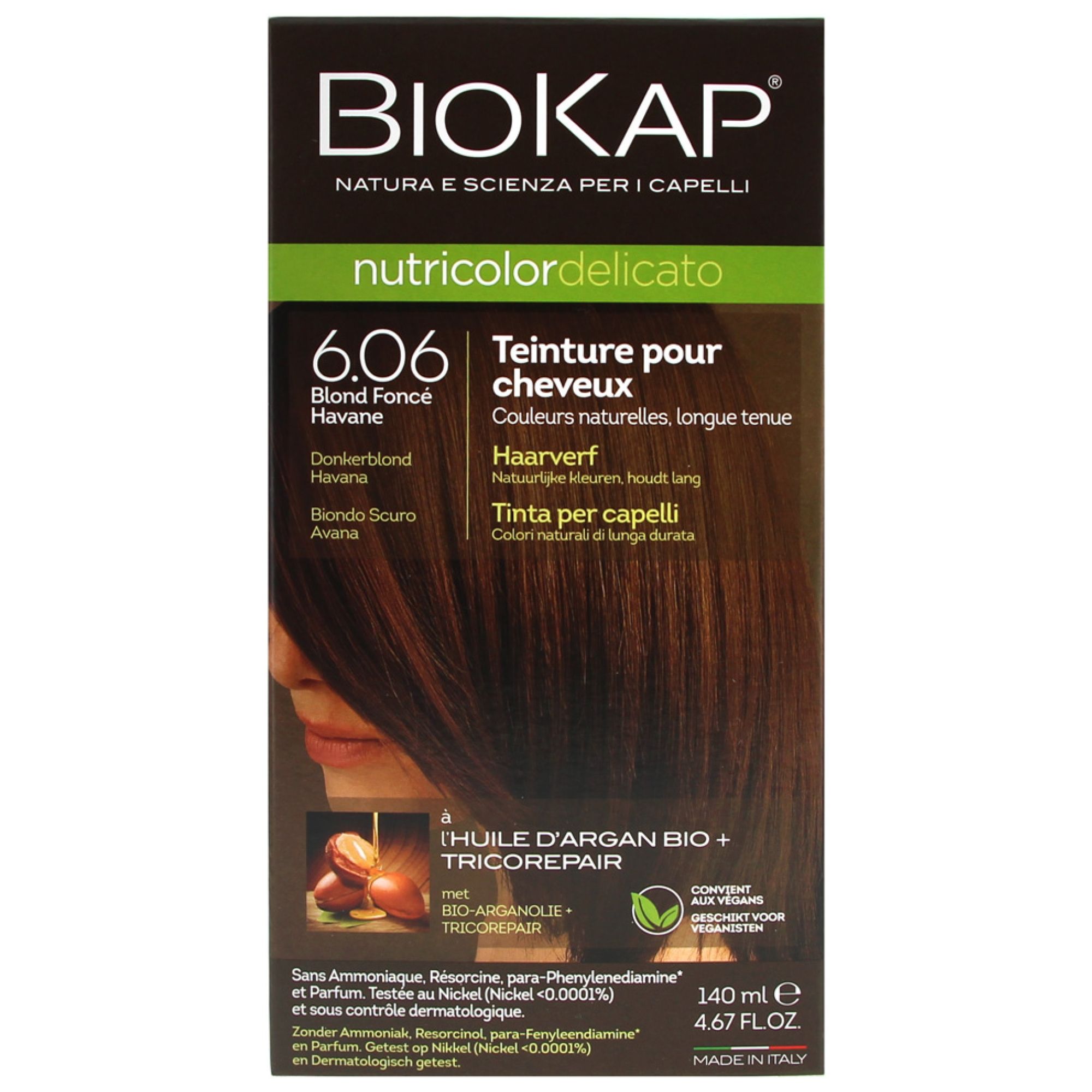 Biokap Nutricolor Delicato Permanent Tint (Haarfärbung : Blond) 7,5x6x17 cm