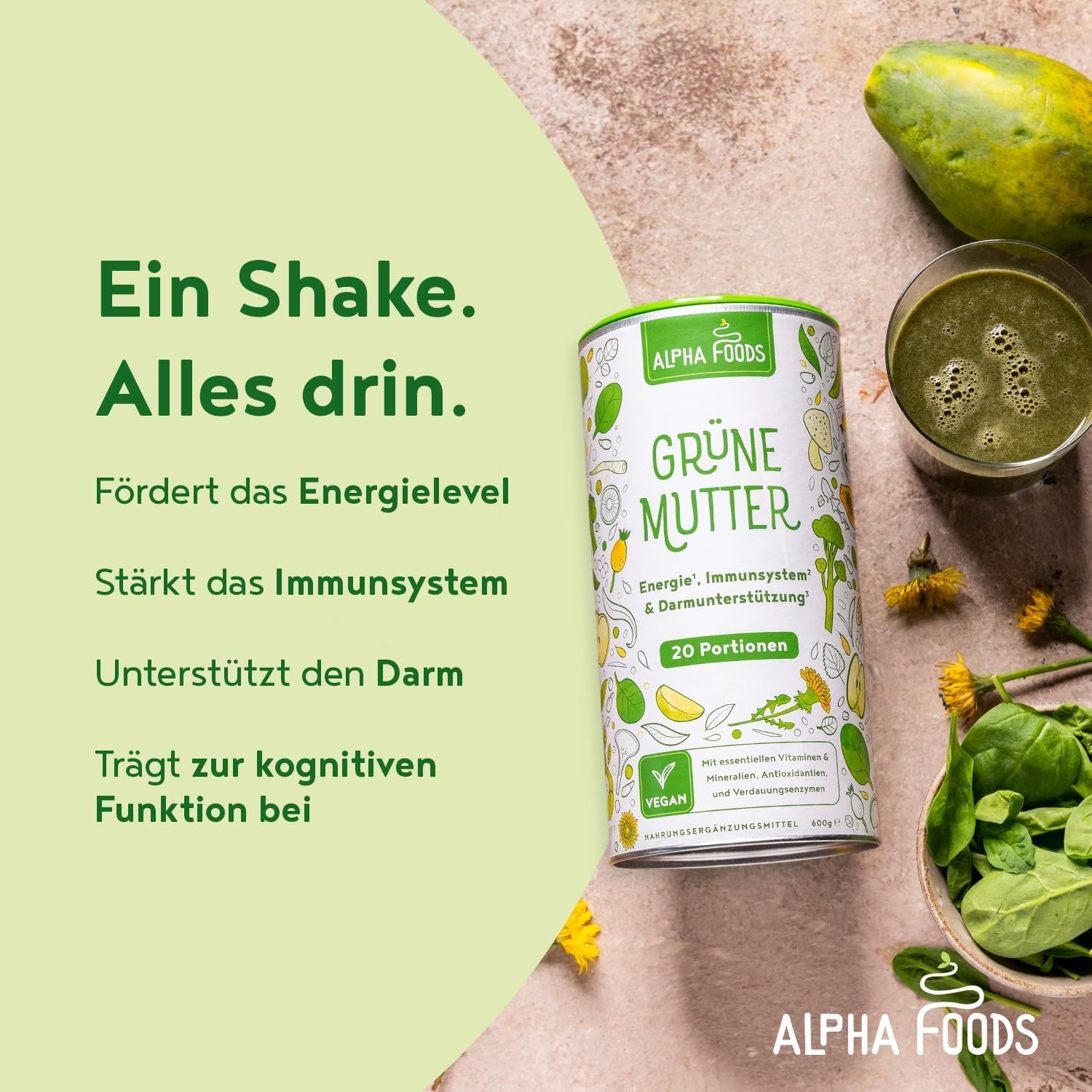 Grüne Mutter - Alpha Foods