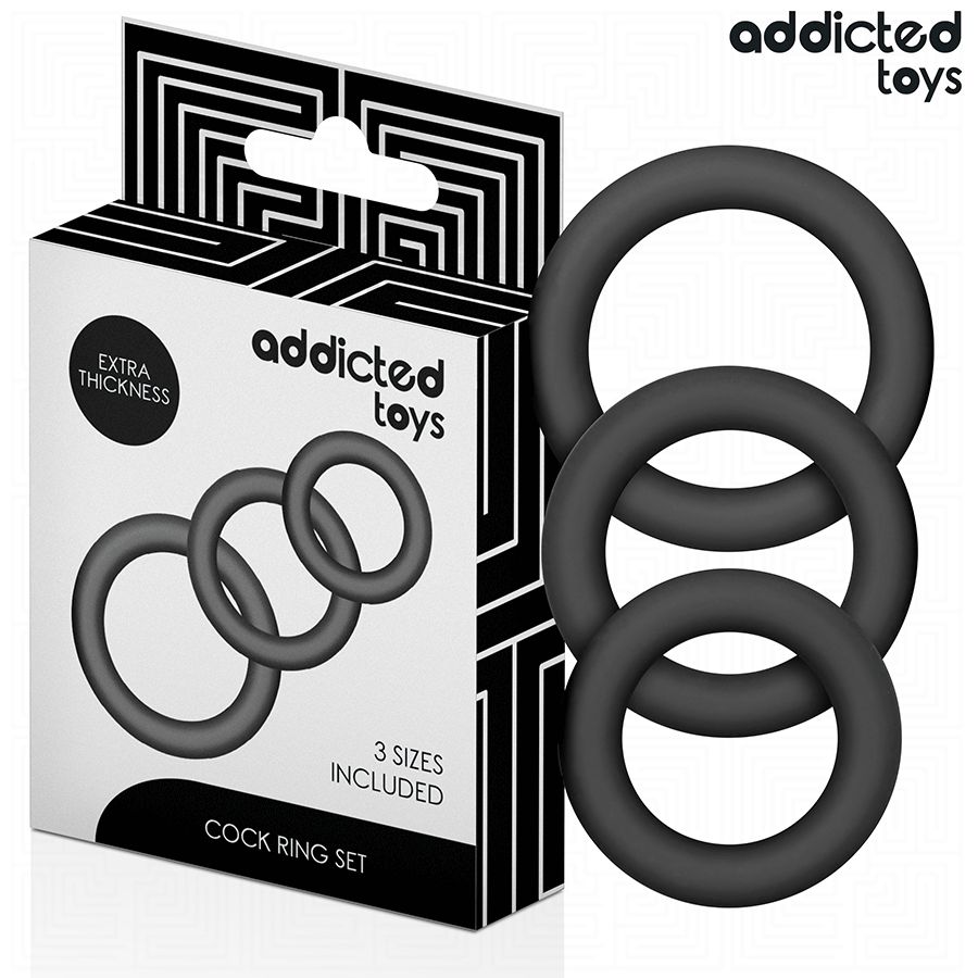 Addicted Toys - Penisringe aus Silikon 1 St