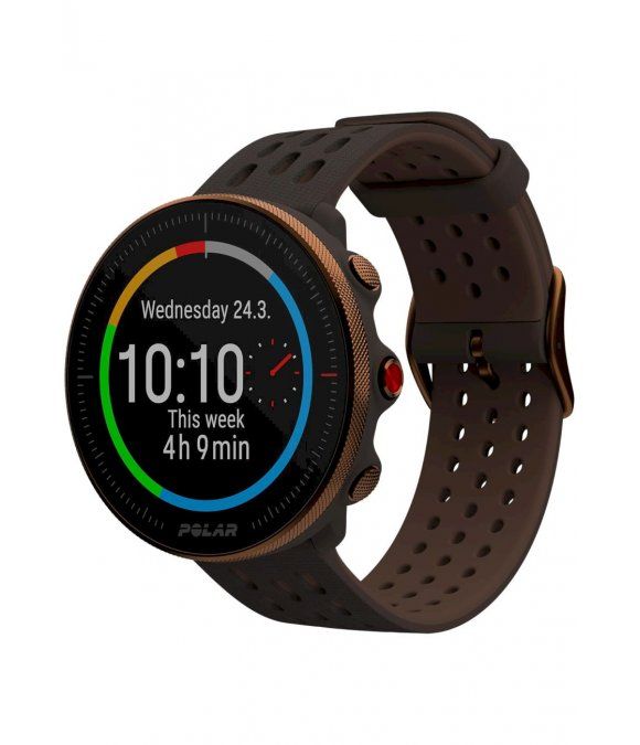 Pulsuhr / Tracker Polar Vantage M2 GPS-Multisportuhr Smartwatch braun-kupfer 90085163