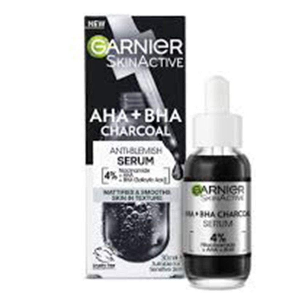 Garnier - Aktivkohle-Serum mit HA+BHA gegen Hautunreinheiten