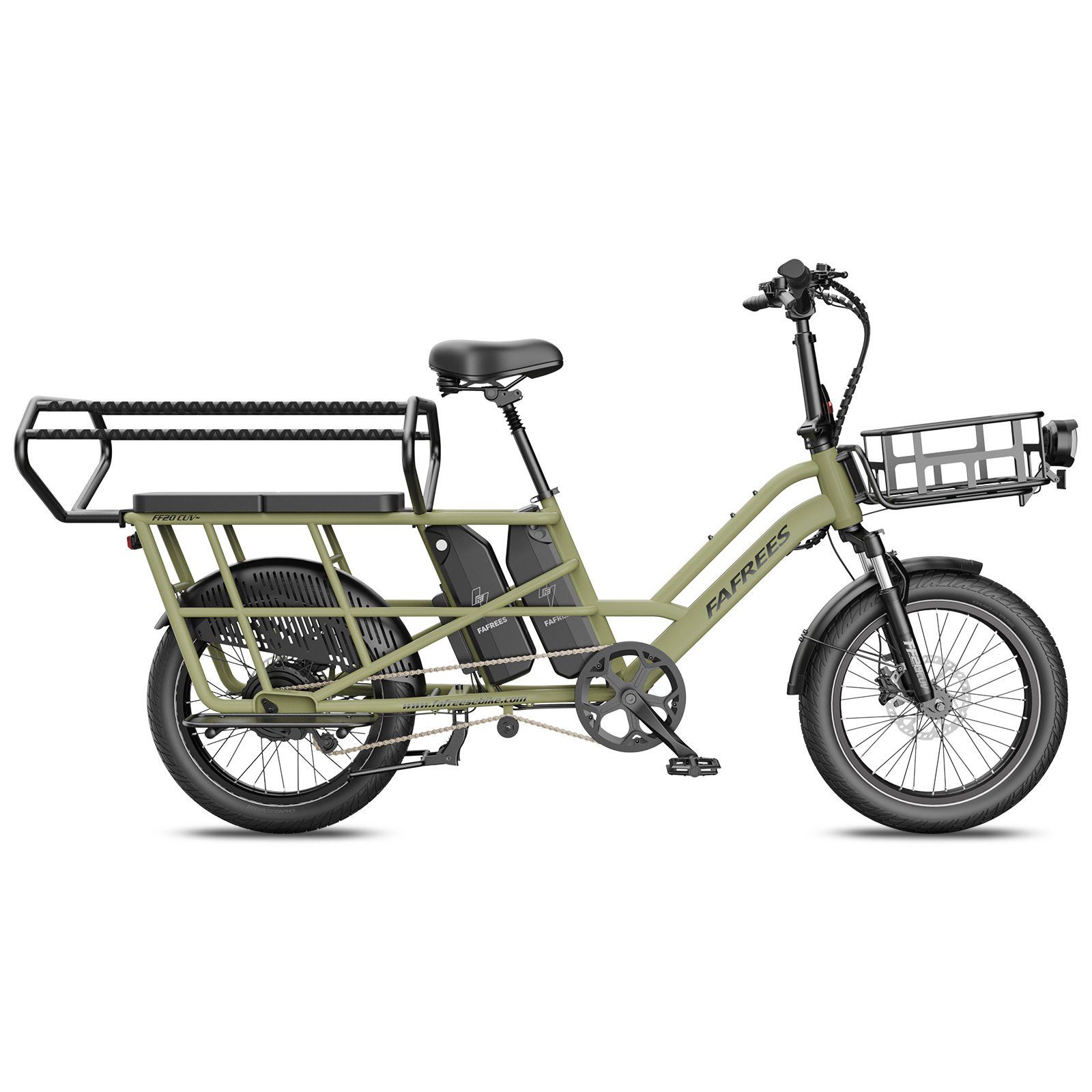 FAFREES FF20 CUV Modulares Longtail-E-Bike – Dual-Akku 30 Ah