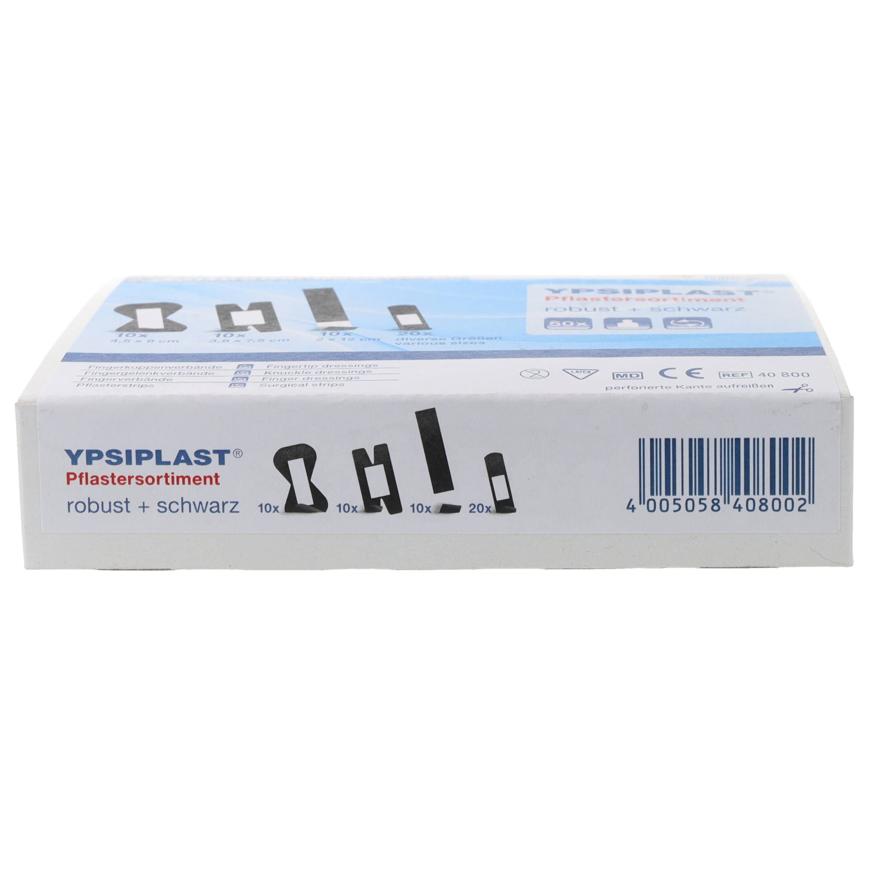 YPSIPLAST Fingerpflaster Pflastersortimet robust+schwarz
