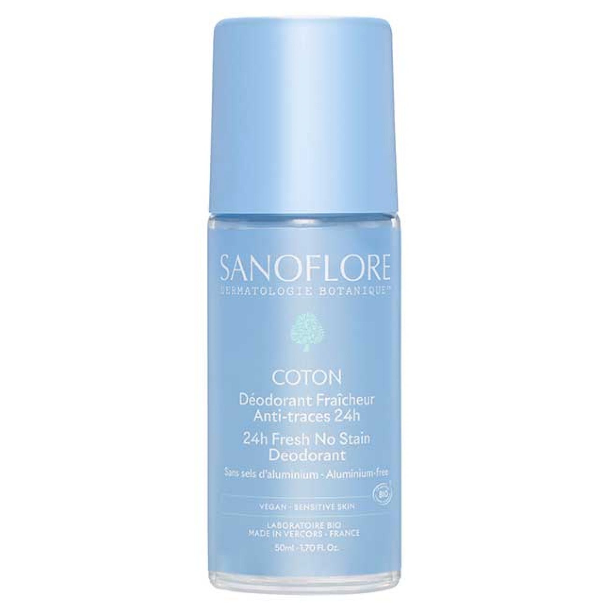 Sanoflore Deodorant Frische 24H Cotton Roll-On Bio 11x3,8x3,8 cm