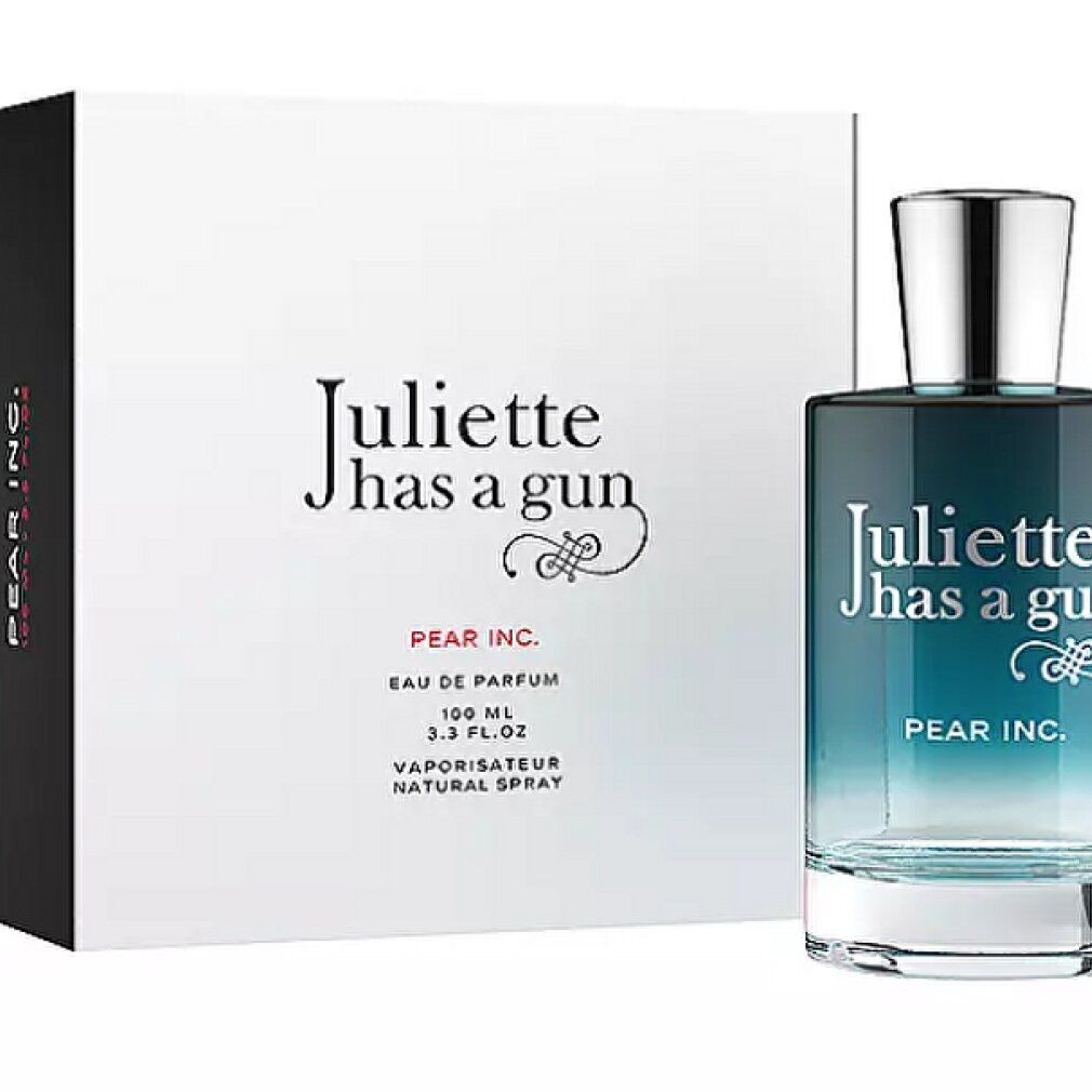 Juliette Has A Gun Pear Inc. Eau de Parfum 100ml Flakon und Verpackung.