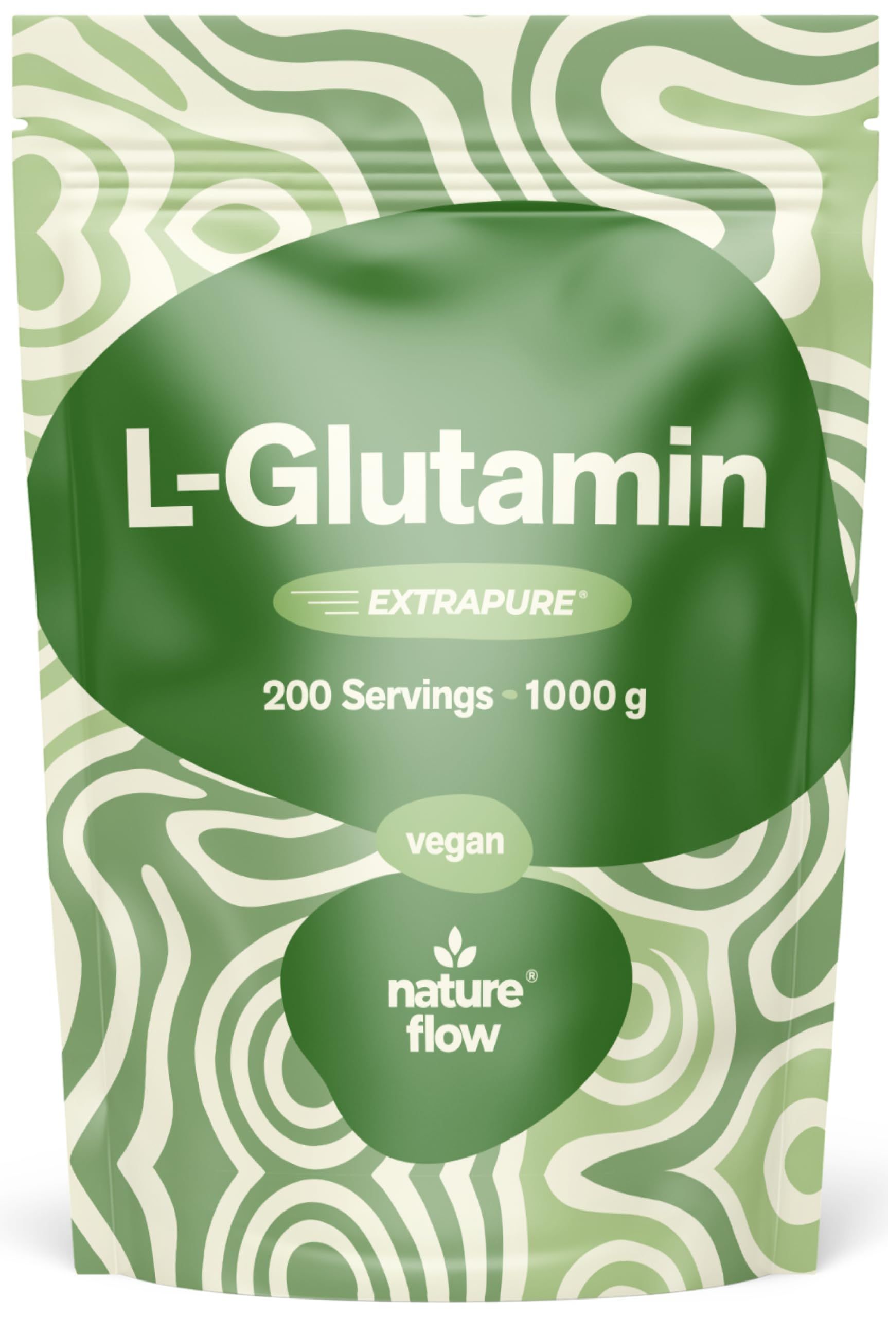 L-Glutamin Pulver - 1000 g Nature Flow®
