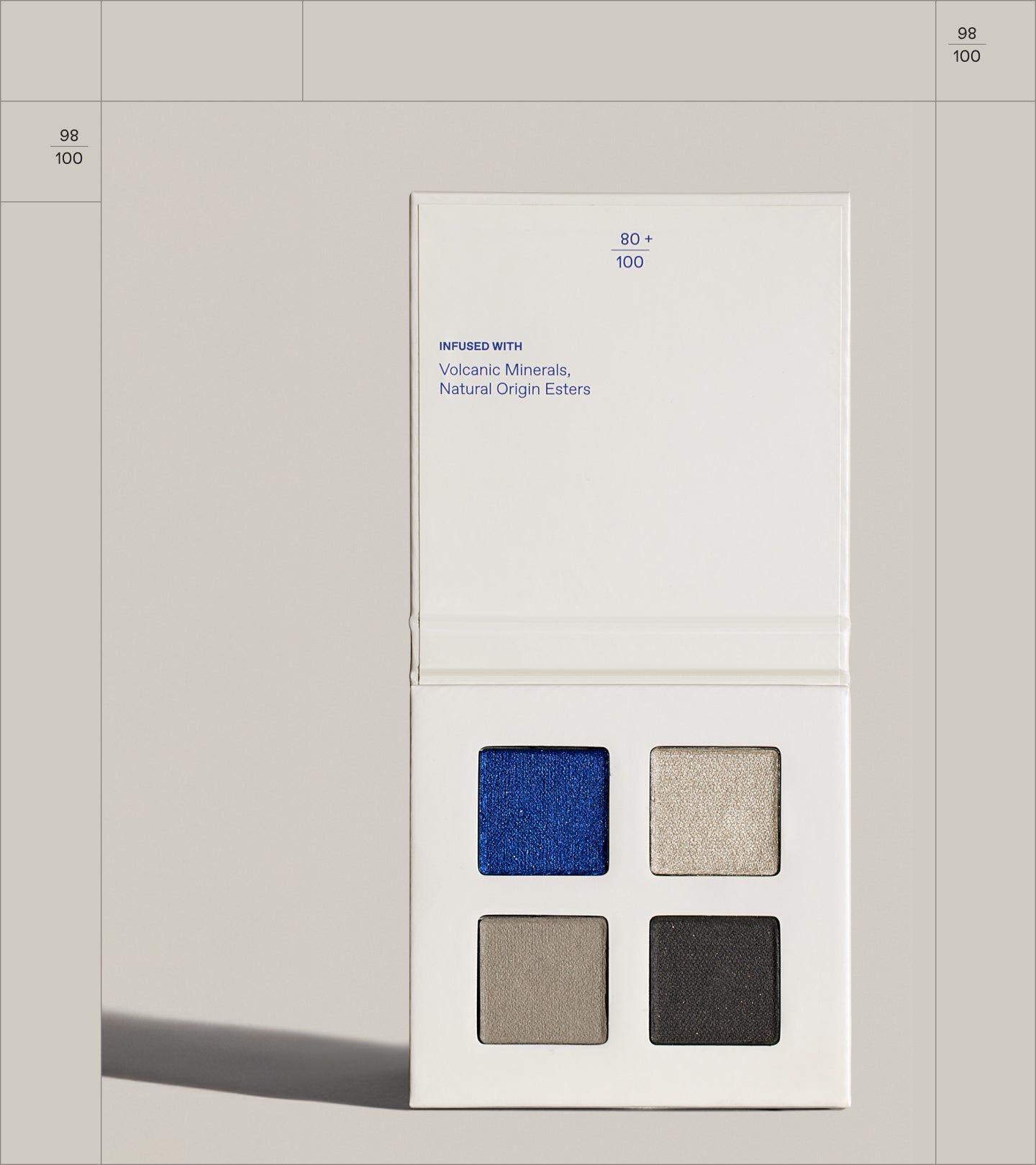 Korres Real Color Eyeshadow Pal 02 smokey Sea 4 g Puder