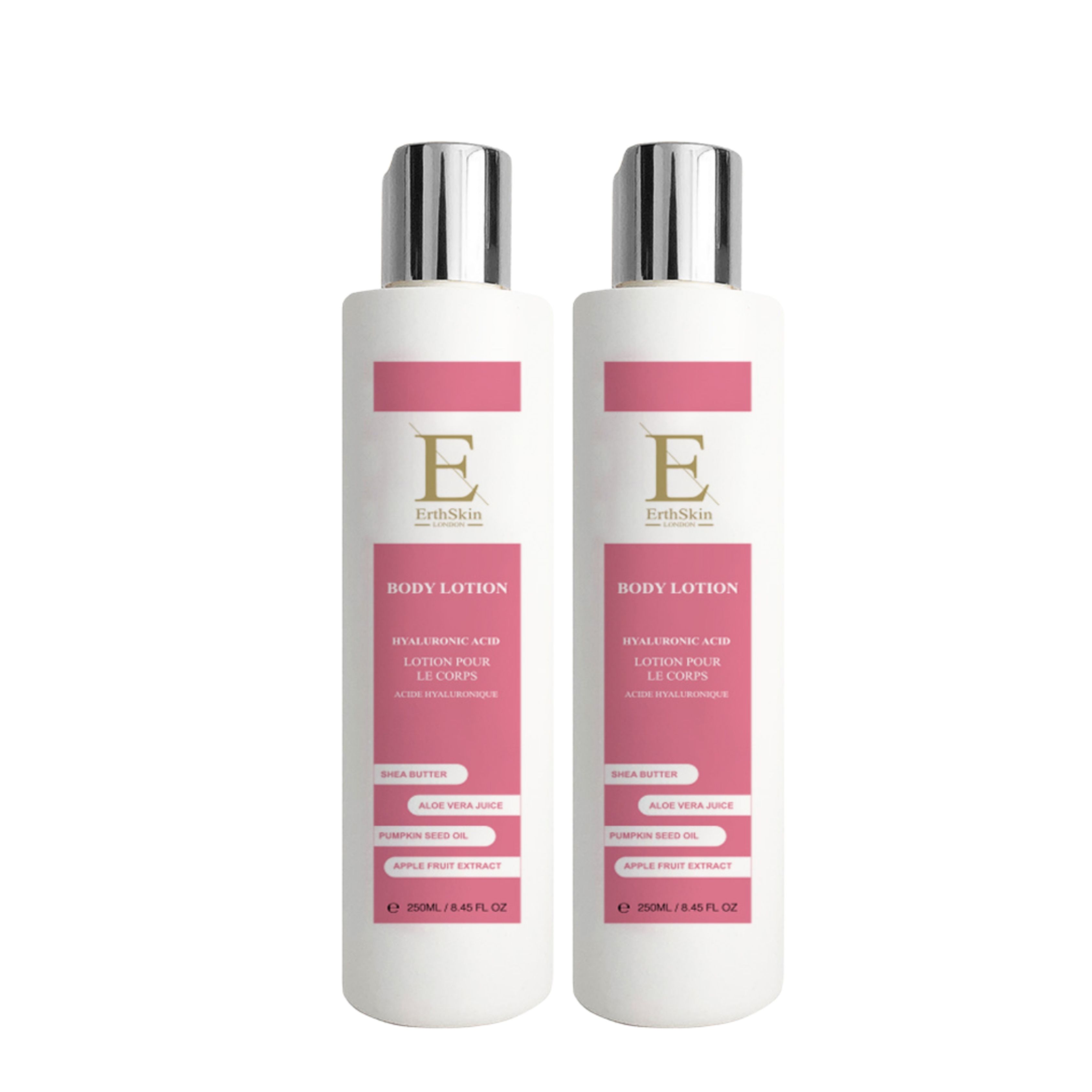 ErthSkin London  Hyaluronsäure + Kollagen Körperlotion set