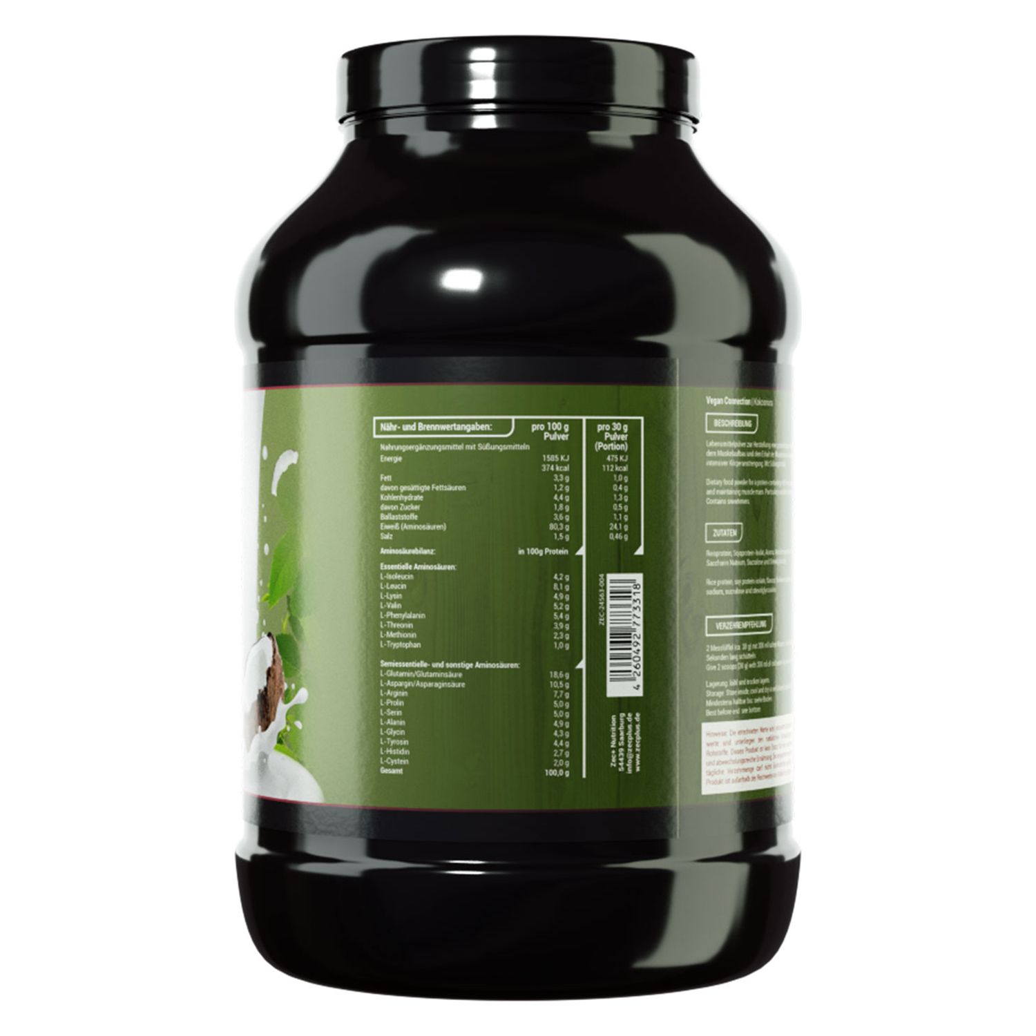 Zec+ Ladies Vegan Connection Protein/ Protein Shake 1000 g Pulver